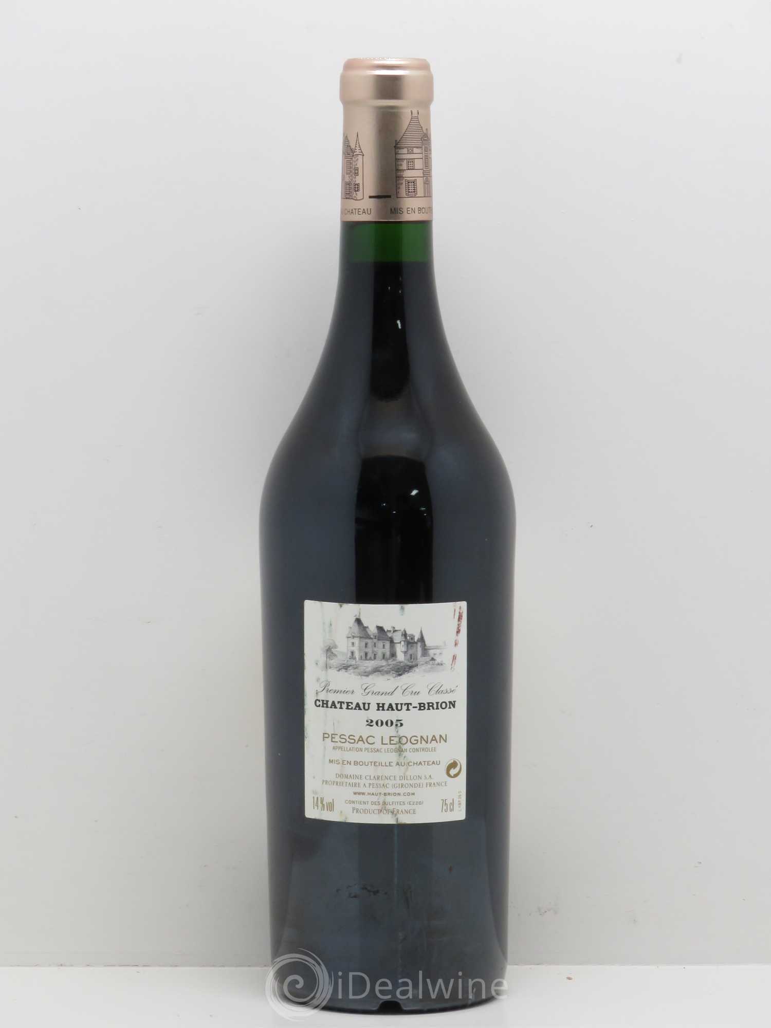 Château Haut Brion 1er Grand Cru Classé 2005 - Lot de 1 bouteille - 1