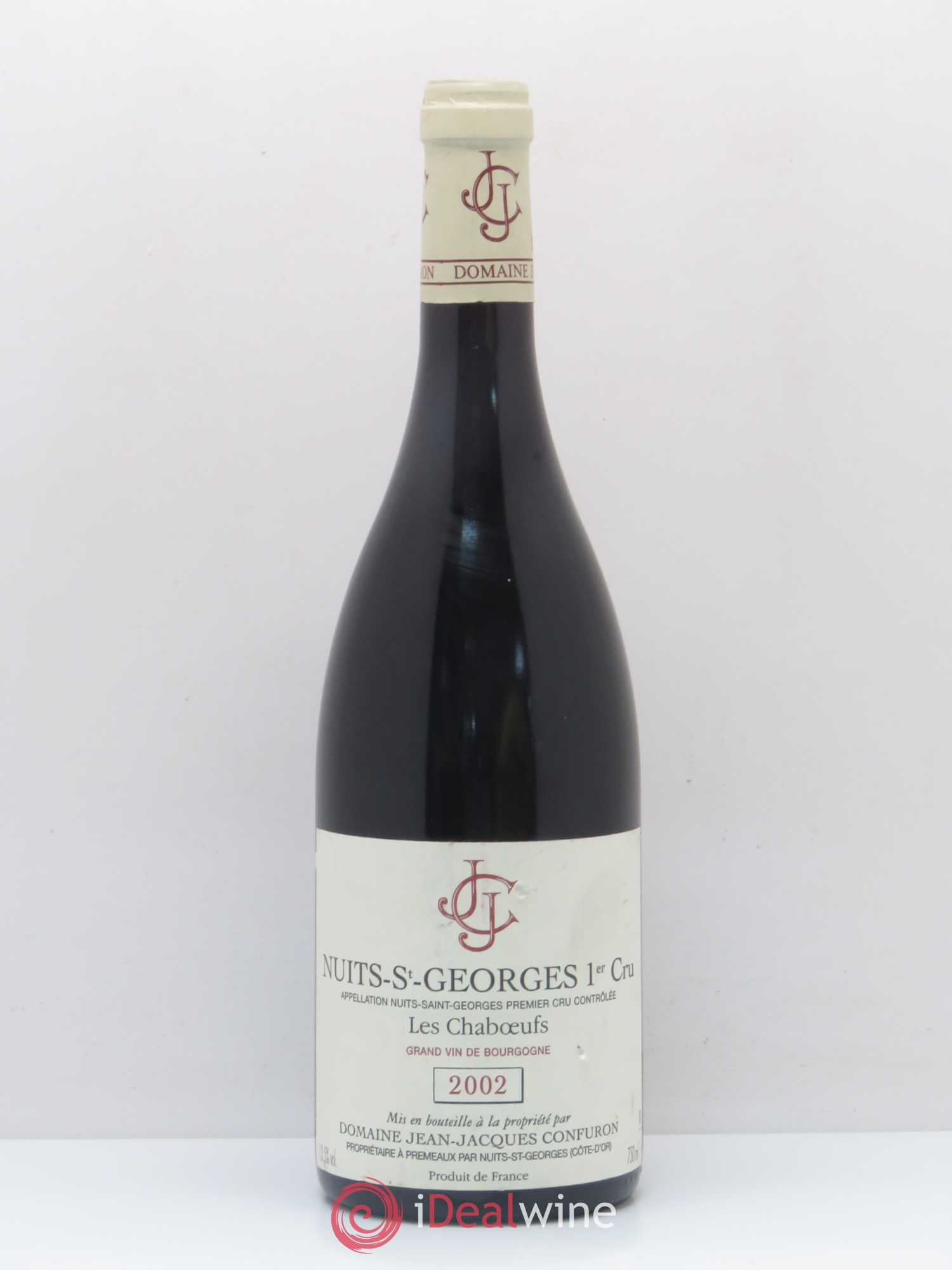 Nuits-Saint-Georges 1er Cru Les Chaboeufs Jean-Jacques Confuron 2002 - Lot de 1 bouteille - 0