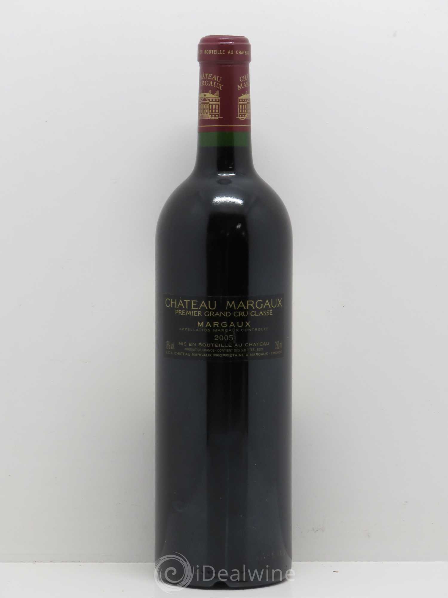 Château Margaux 1er Grand Cru Classé 2005 - Lot de 1 bouteille - 1