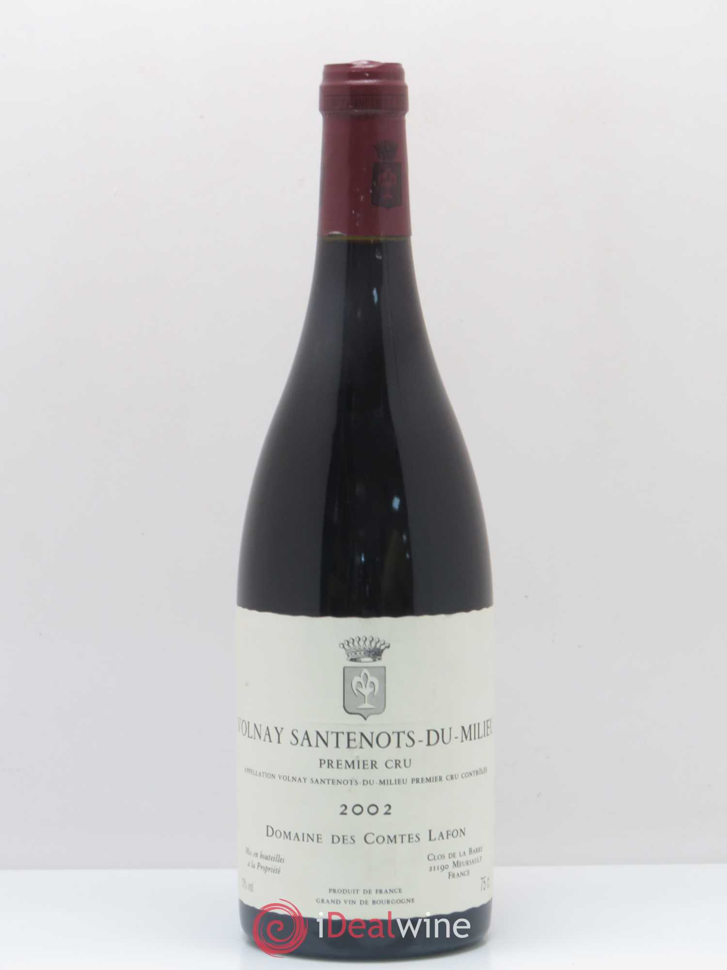 Volnay 1er Cru Santenots du Milieu Comtes Lafon (Domaine des) 2002 - Lot de 1 bouteille - 0