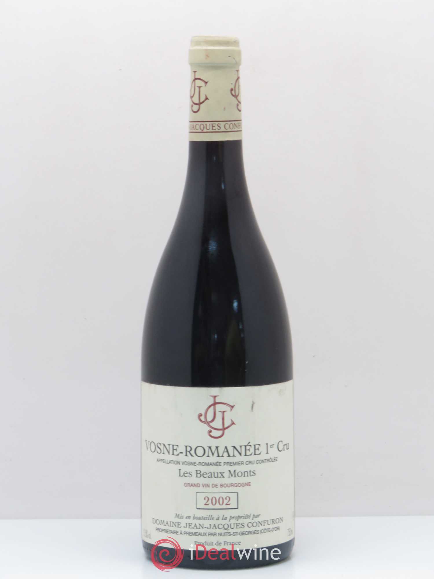 Vosne-Romanée 1er Cru Les Beaux Monts Jean-Jacques Confuron 2002 - Lot de 1 bouteille - 0