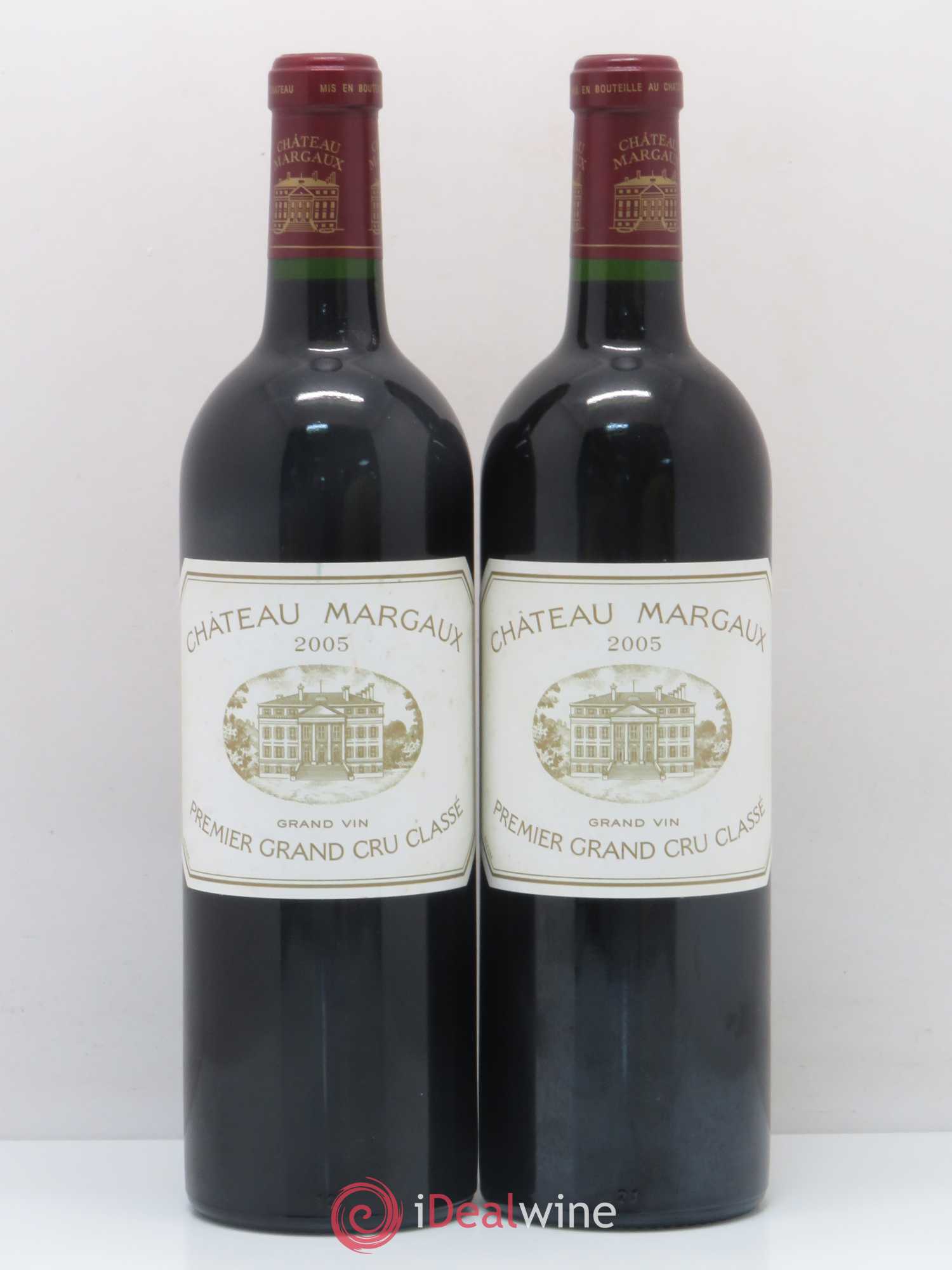 Château Margaux 1er Grand Cru Classé 2005 - Lot de 2 bouteilles - 0