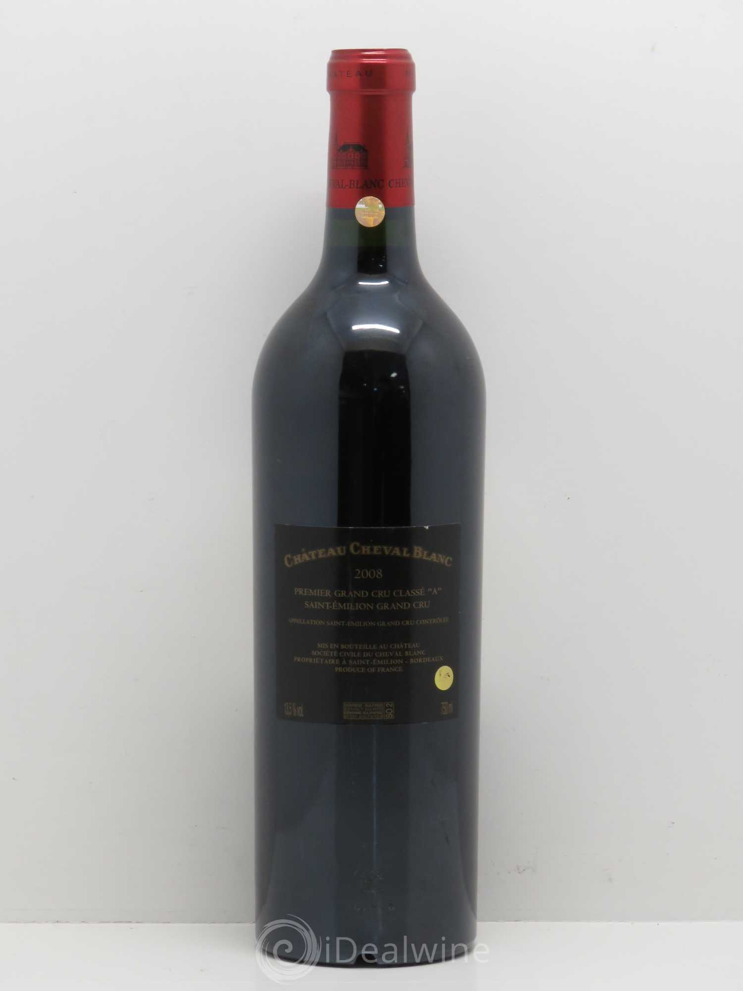 Château Cheval Blanc 1er Grand Cru Classé A 2008 - Lot de 1 bouteille - 1