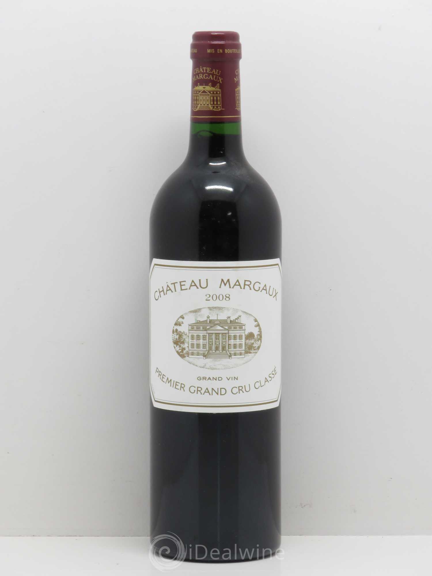 Château Margaux 1er Grand Cru Classé 2008 - Lot de 1 bouteille - 0