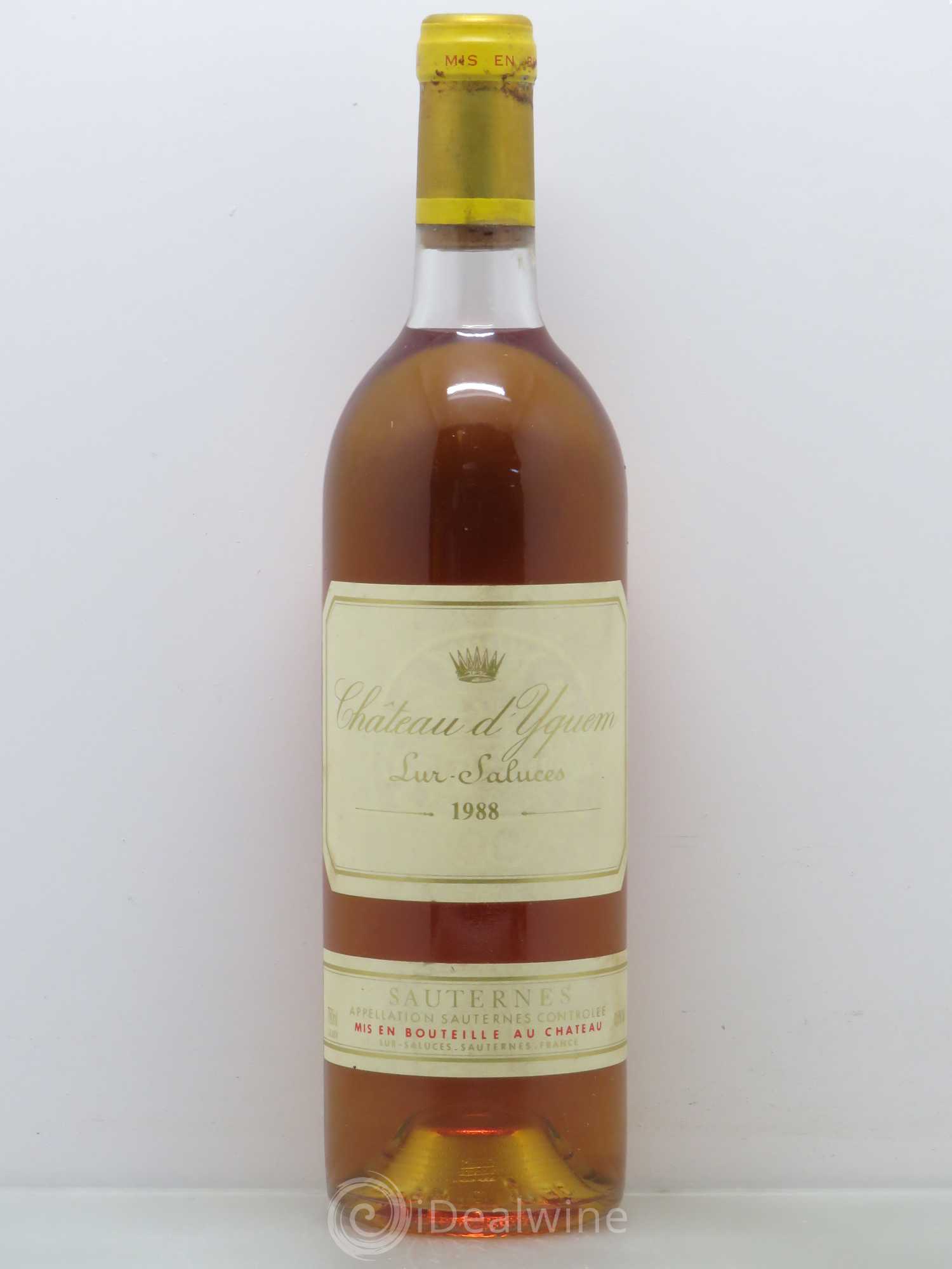 Château d' Yquem 1er Cru Classé Supérieur 1988 - Lotto di 1 bottiglia - 0