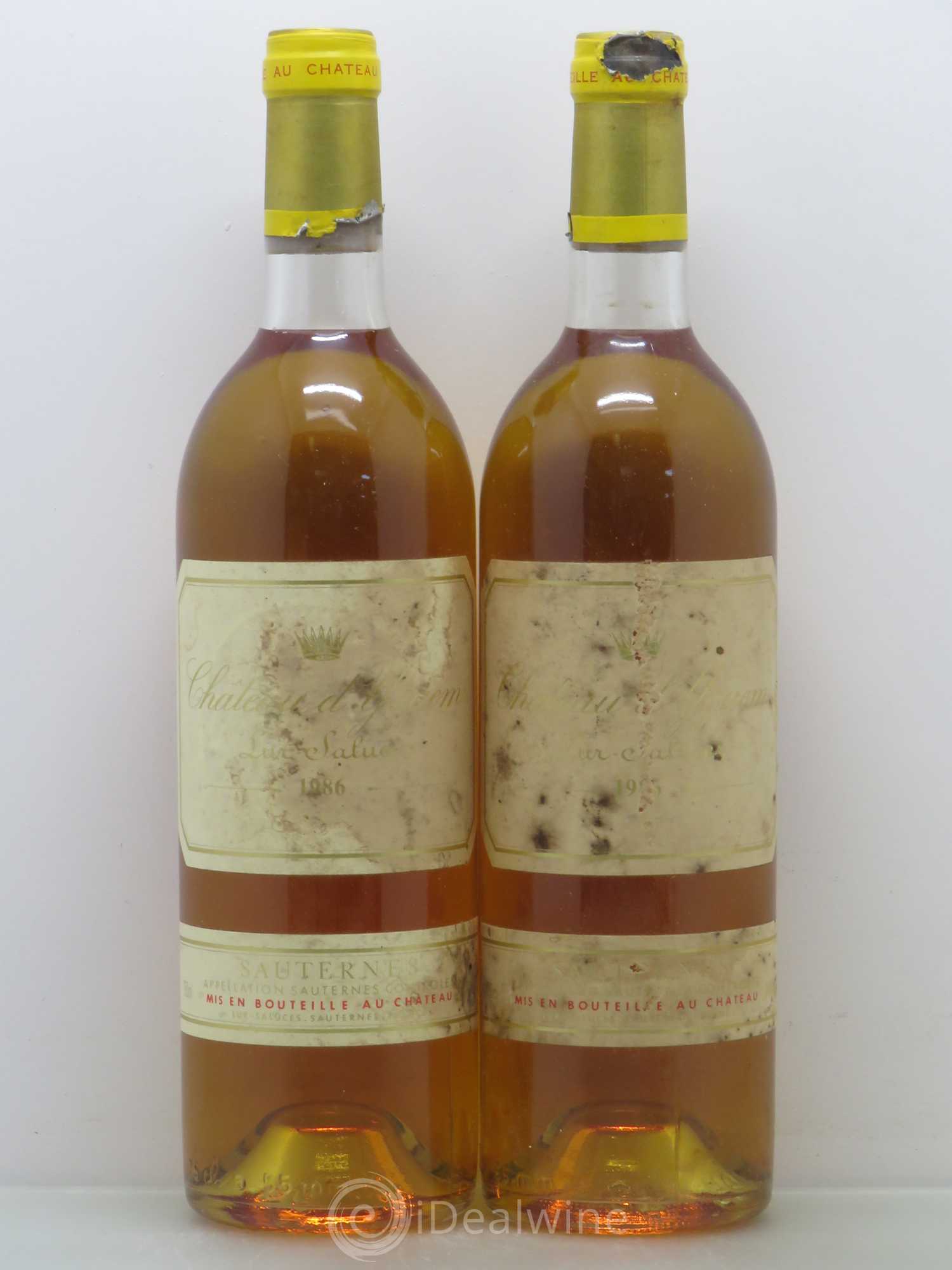 Château d' Yquem 1er Cru Classé Supérieur 1986 - Lotto di 2 bottiglie - 0