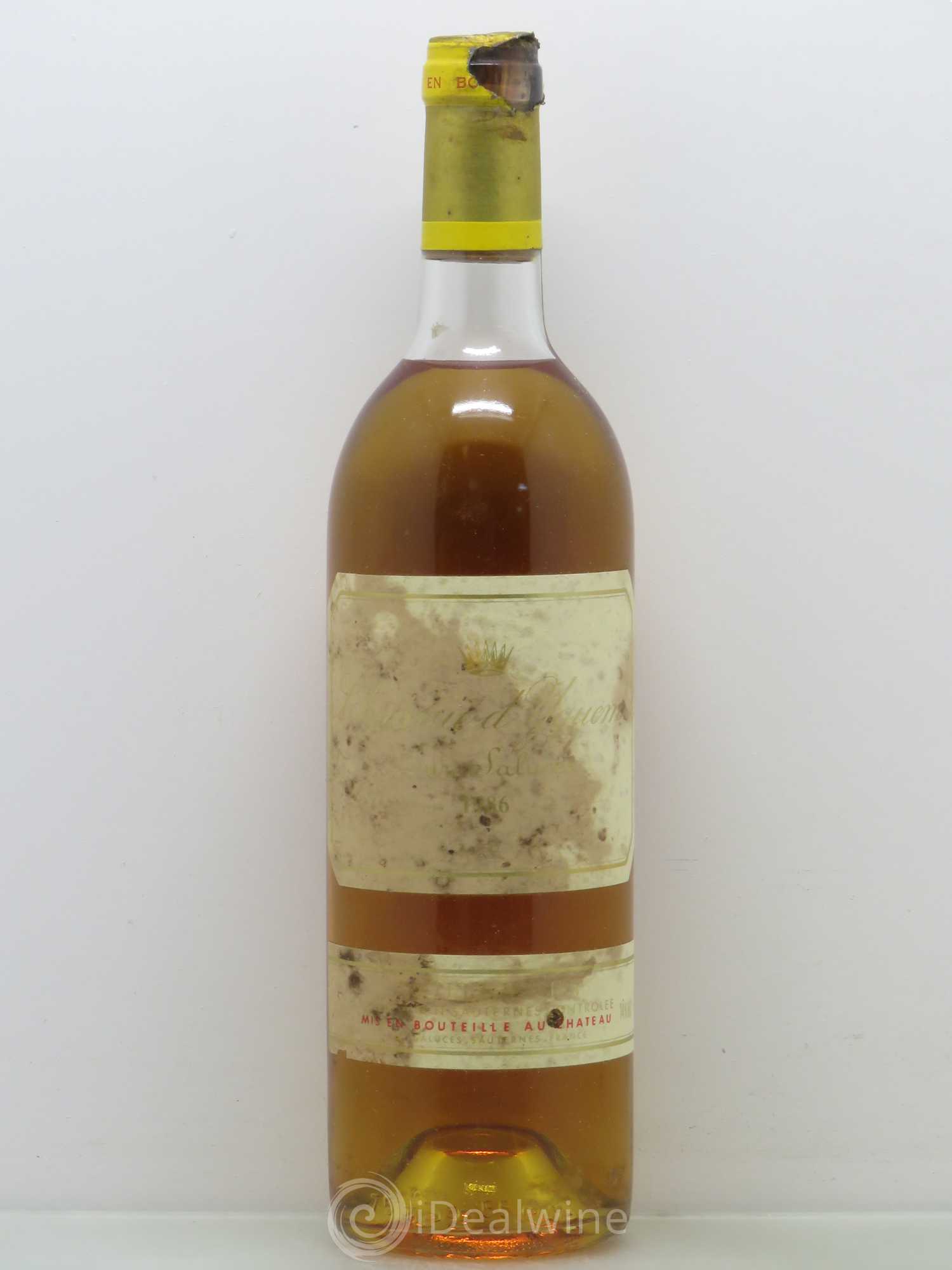 Château d' Yquem 1er Cru Classé Supérieur 1986 - Lotto di 1 bottiglia - 0