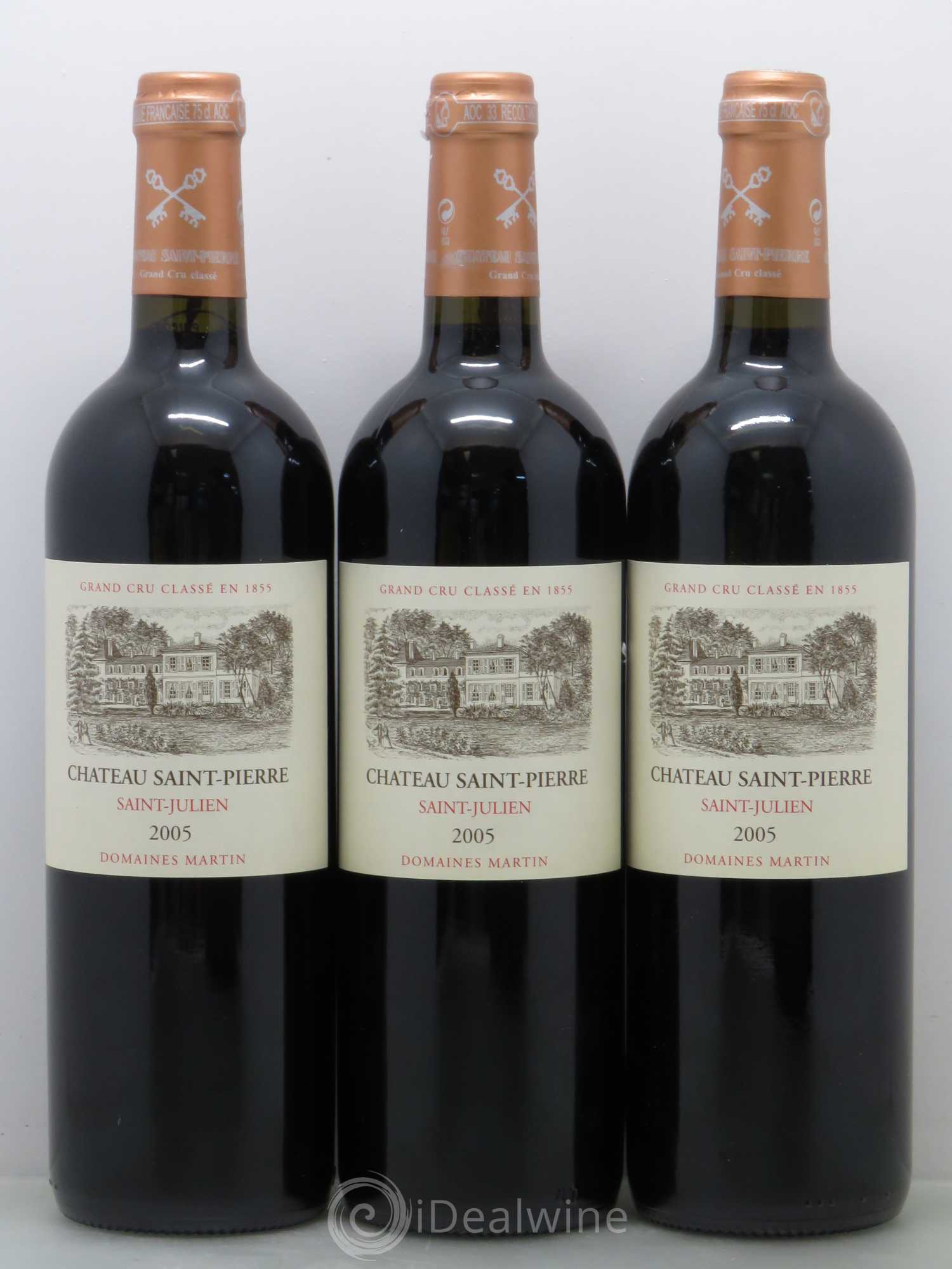 Château Saint-Pierre 4ème Grand Cru Classé 2005 - Lot de 12 bouteilles - 1