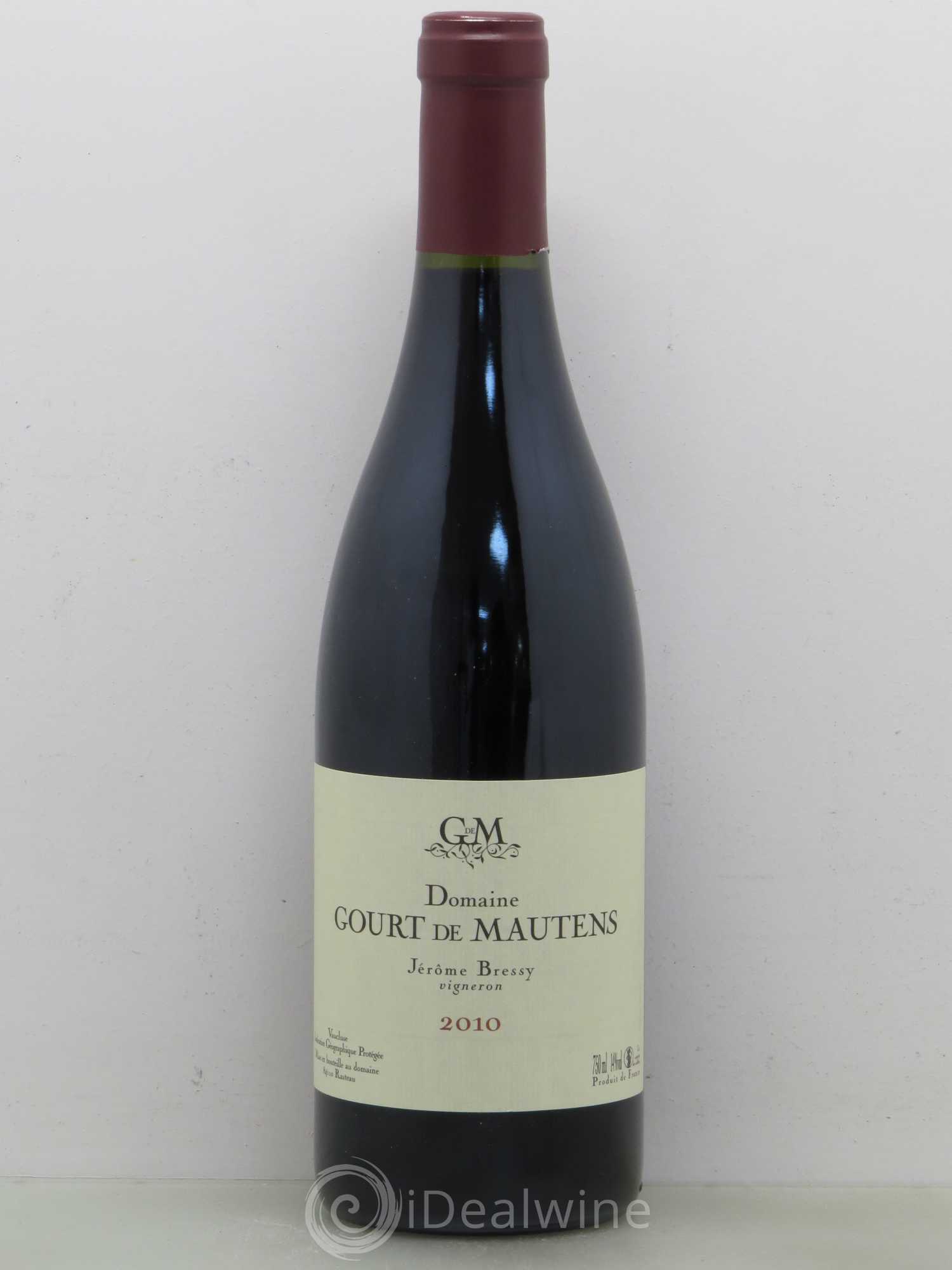 Rasteau Domaine Gourt de Mautens - Jérôme Bressy 2010 - Lot de 1 bouteille - 0