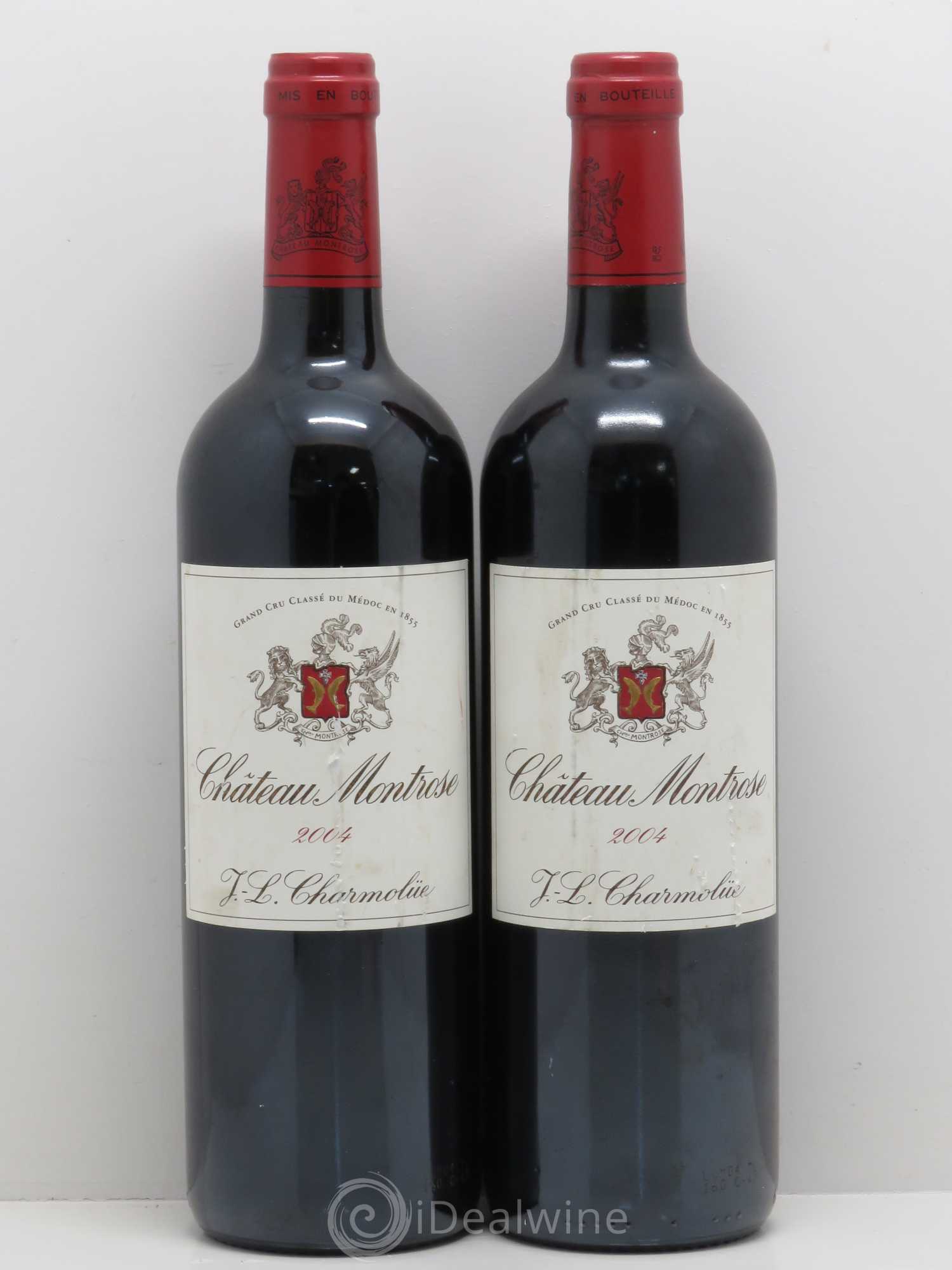 Château Montrose 2ème Grand Cru Classé 2004 - Lot de 2 bouteilles - 0