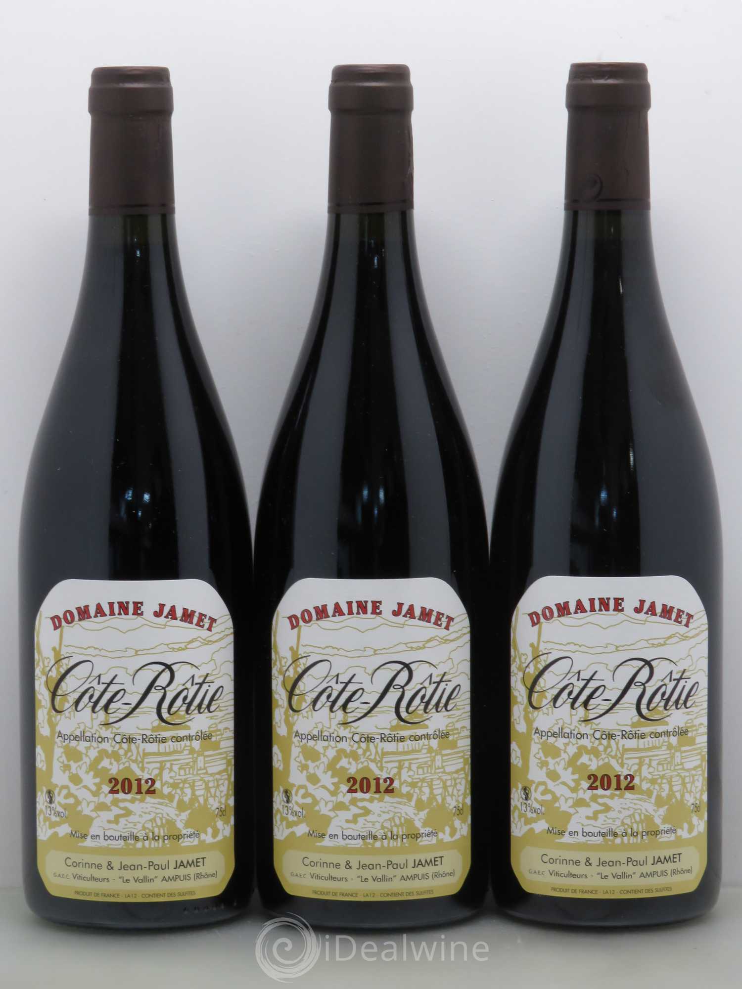Côte-Rôtie Jamet (Domaine) 2012 - Lot de 6 bouteilles - 1