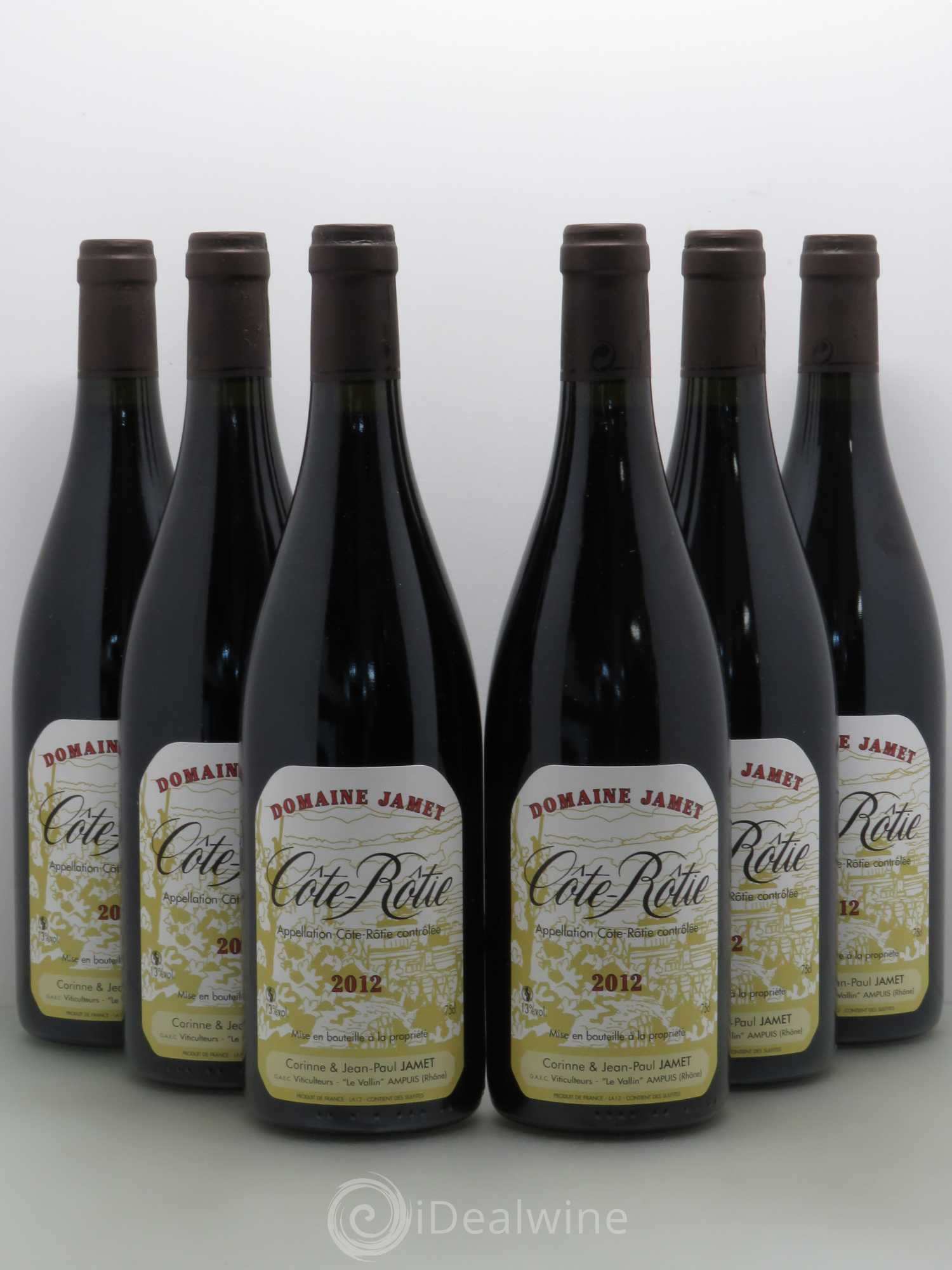 Côte-Rôtie Jamet (Domaine) 2012 - Lot de 6 bouteilles - 0