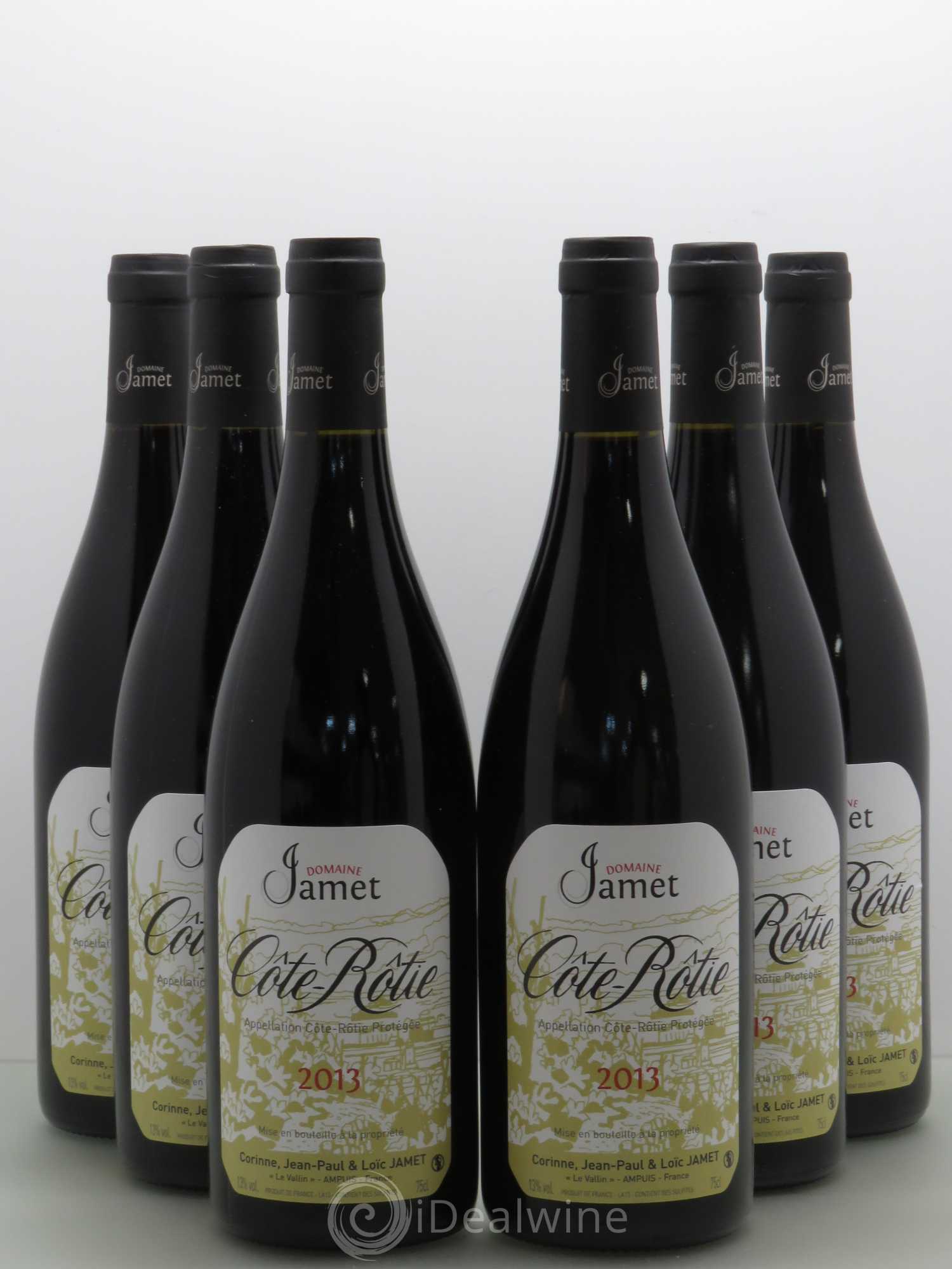 Côte-Rôtie Jamet (Domaine) 2013 - Lot de 6 bouteilles - 0