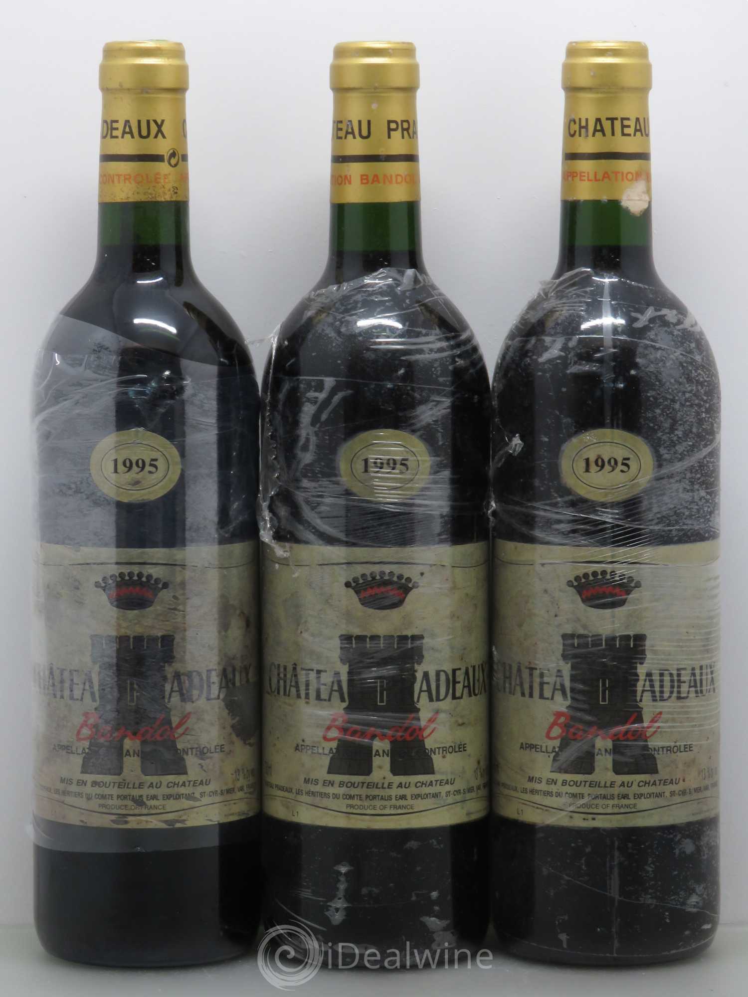 Bandol Château Pradeaux Famille Portalis 1995 - Lot de 6 bouteilles - 2