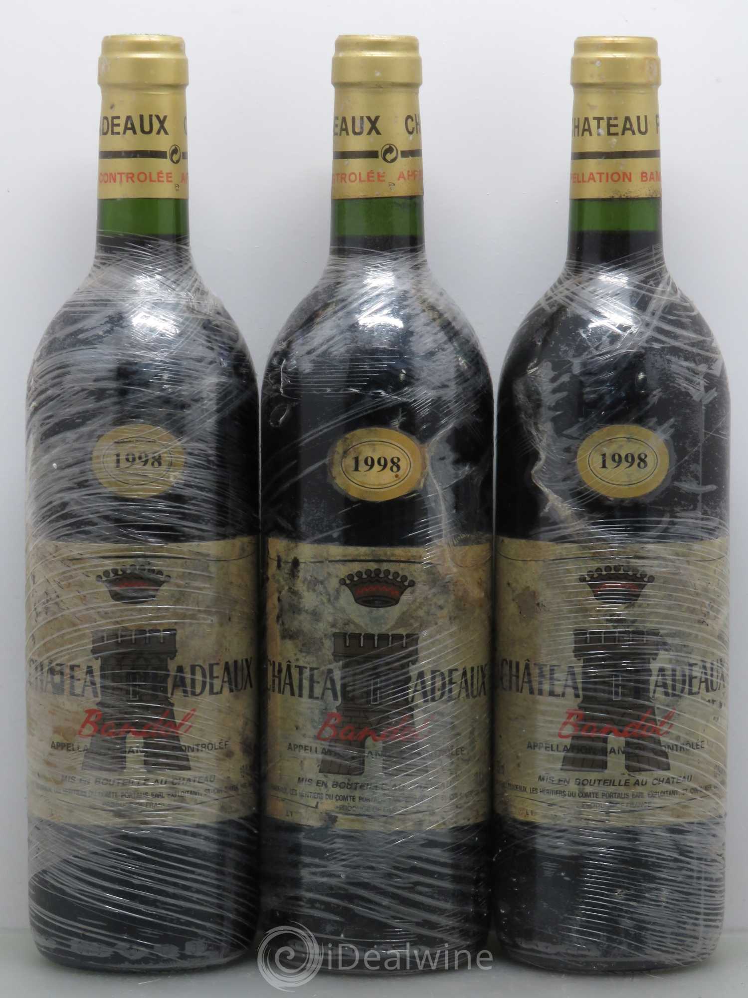Bandol Château Pradeaux Famille Portalis 1998 - Lot de 12 bouteilles - 4