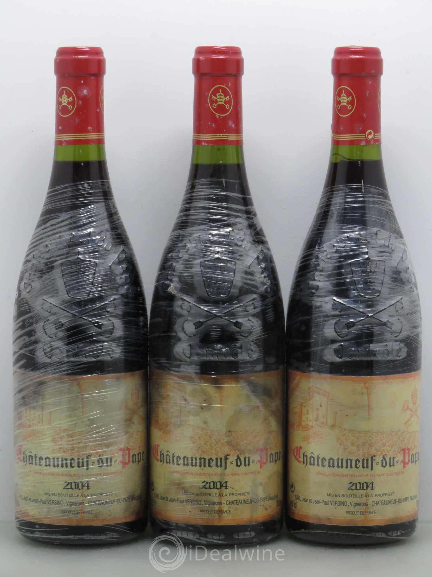 Châteauneuf-du-Pape Domaine Bois de Boursan (Domaine) Jean et Jean-Paul Versino 2004 - Lot de 6 bouteilles - 2