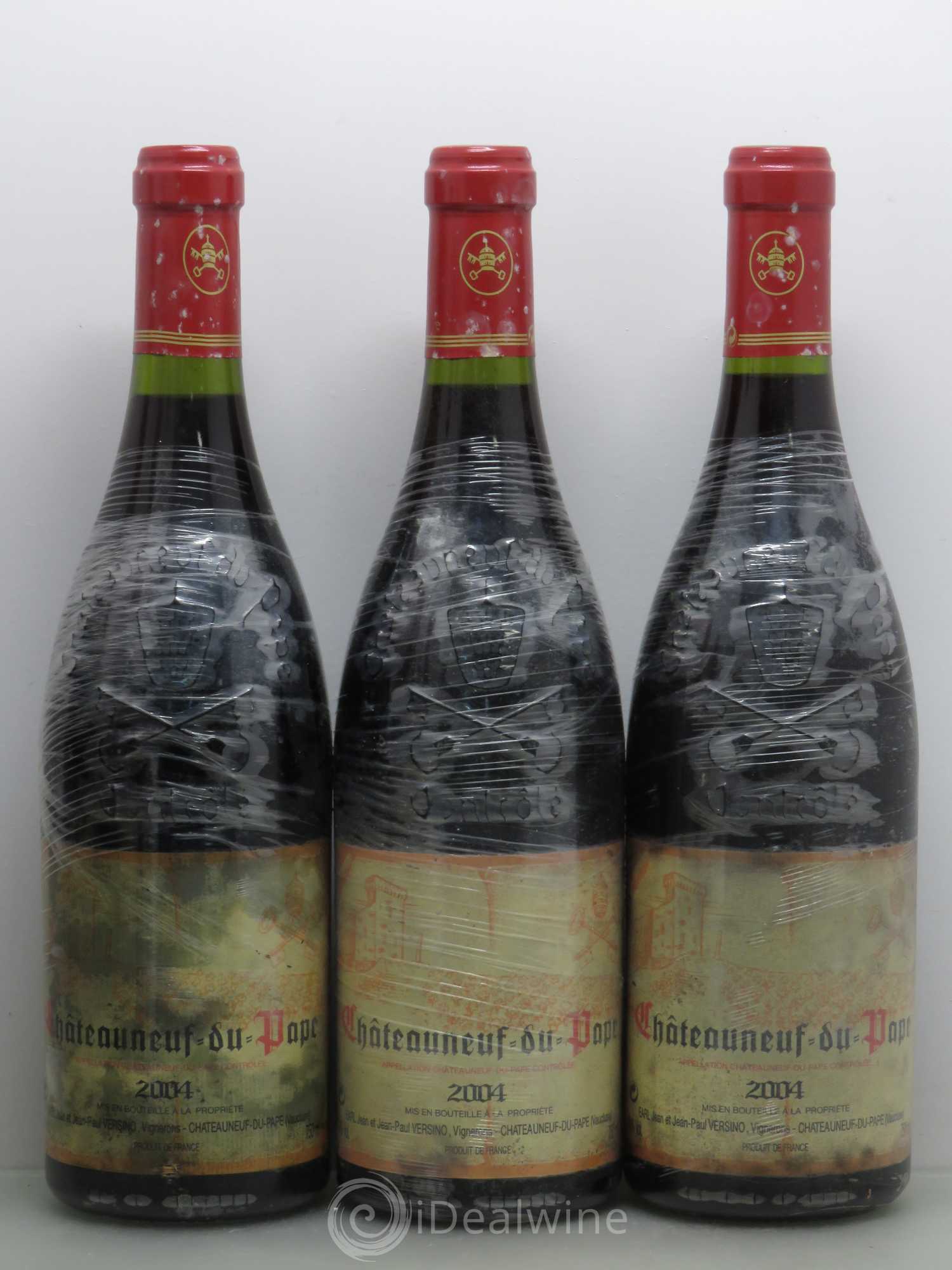 Châteauneuf-du-Pape Domaine Bois de Boursan (Domaine) Jean et Jean-Paul Versino 2004 - Lot de 6 bouteilles - 1