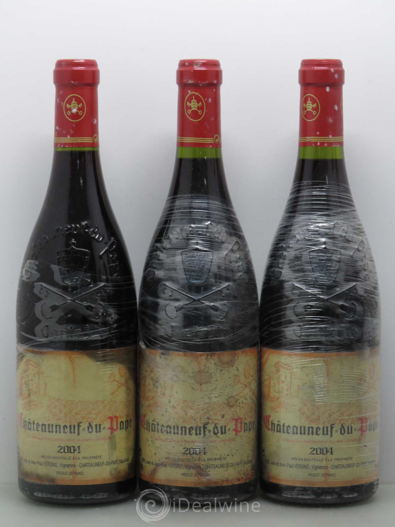 Châteauneuf-du-Pape Domaine Bois de Boursan (Domaine) Jean et Jean-Paul Versino 2004 - Lot de 6 bouteilles - 2