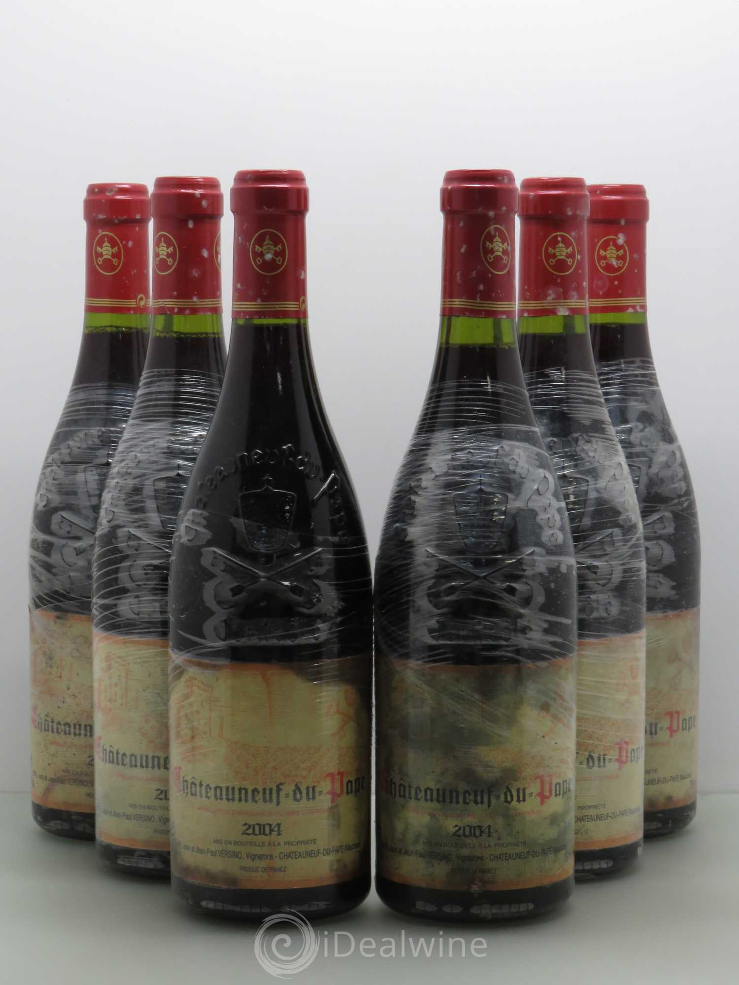 Châteauneuf-du-Pape Domaine Bois de Boursan (Domaine) Jean et Jean-Paul Versino 2004 - Lot de 6 bouteilles - 0