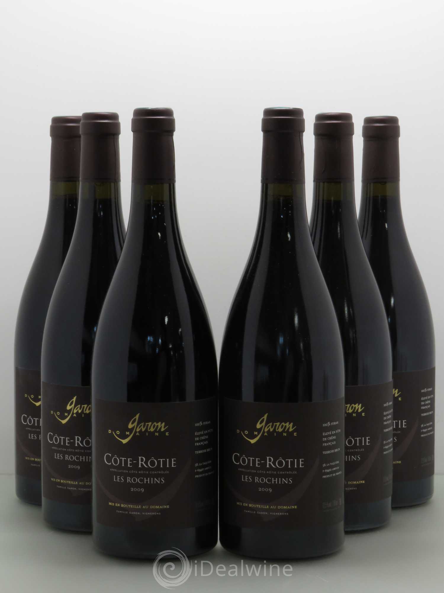 Côte-Rôtie Domaine Garon Les Rochins 2009 - Posten von 6 Flaschen - 0