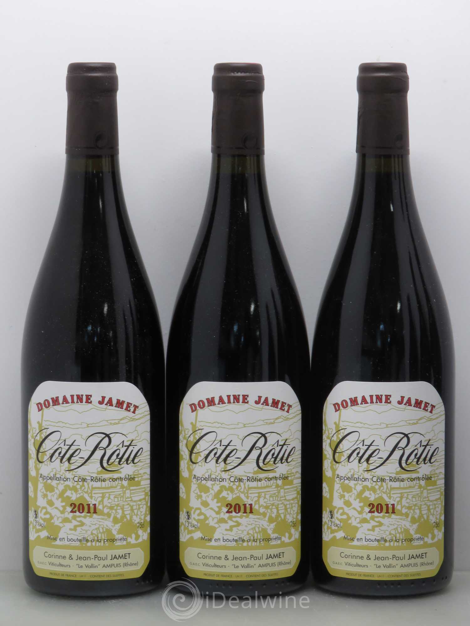 Côte-Rôtie Jamet (Domaine) 2011 - Lot de 6 bouteilles - 1