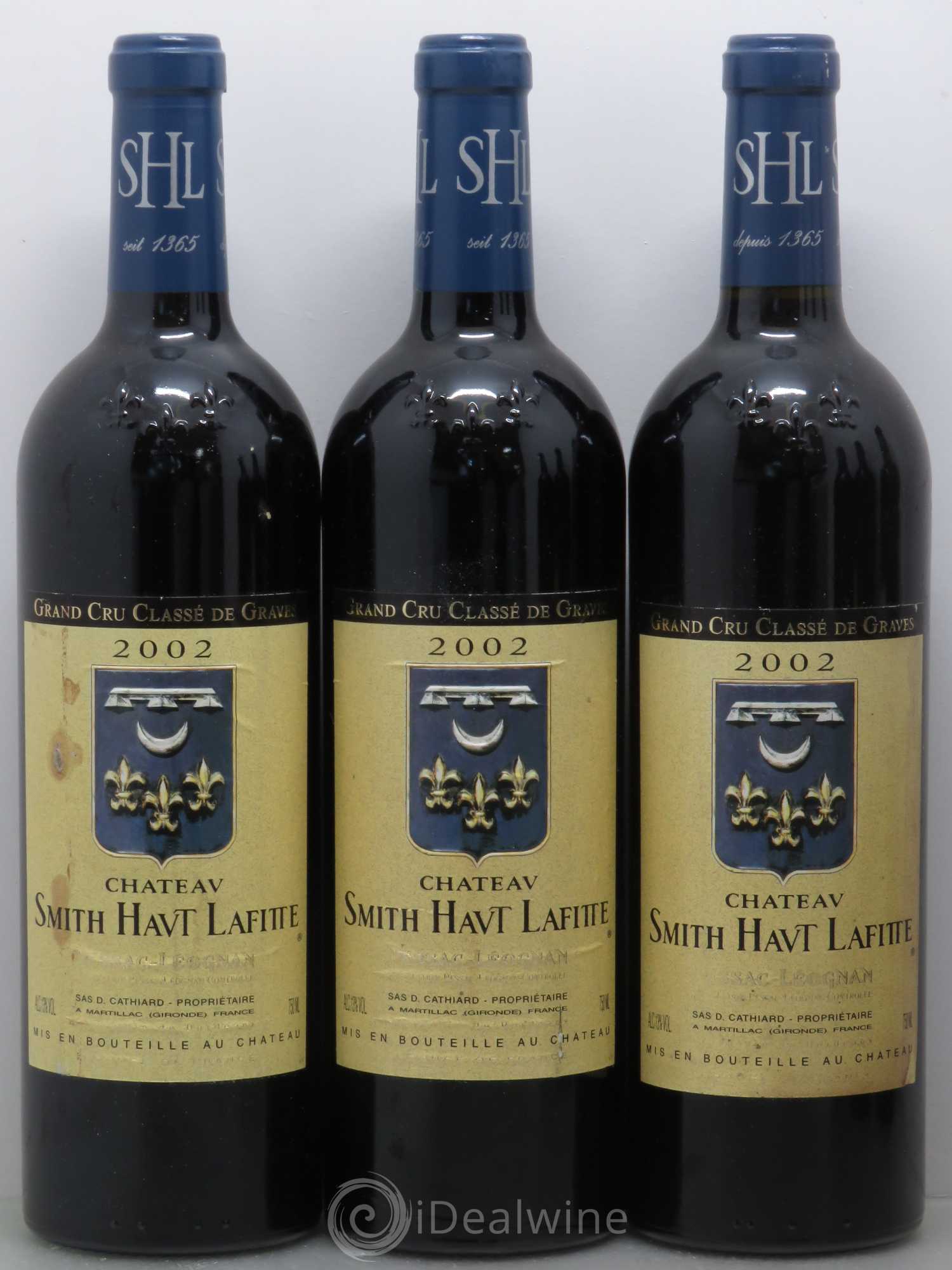 Château Smith Haut Lafitte Cru Classé de Graves 2002 - Lot de 6 bouteilles - 1