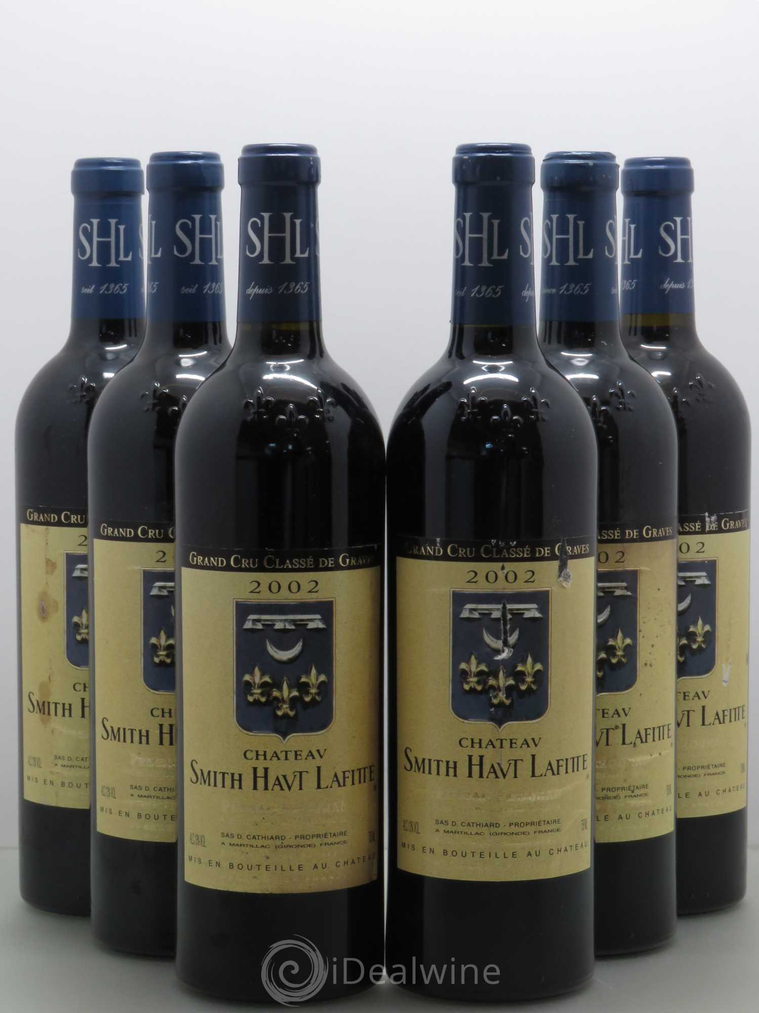 Château Smith Haut Lafitte Cru Classé de Graves 2002 - Lot de 6 bouteilles - 0