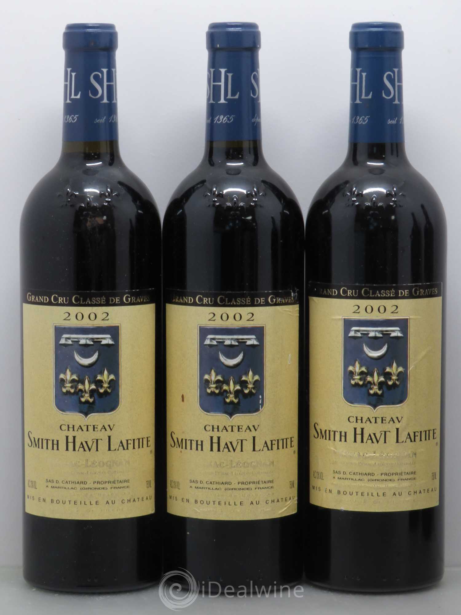 Château Smith Haut Lafitte Cru Classé de Graves 2002 - Lot de 5 bouteilles - 1