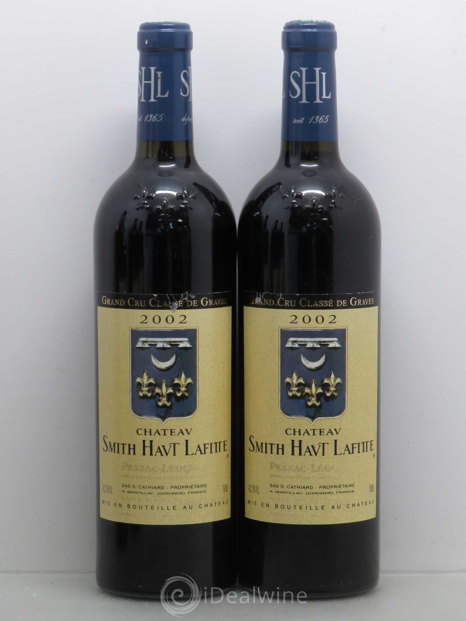 Château Smith Haut Lafitte Cru Classé de Graves 2002 - Lot de 5 bouteilles - 2