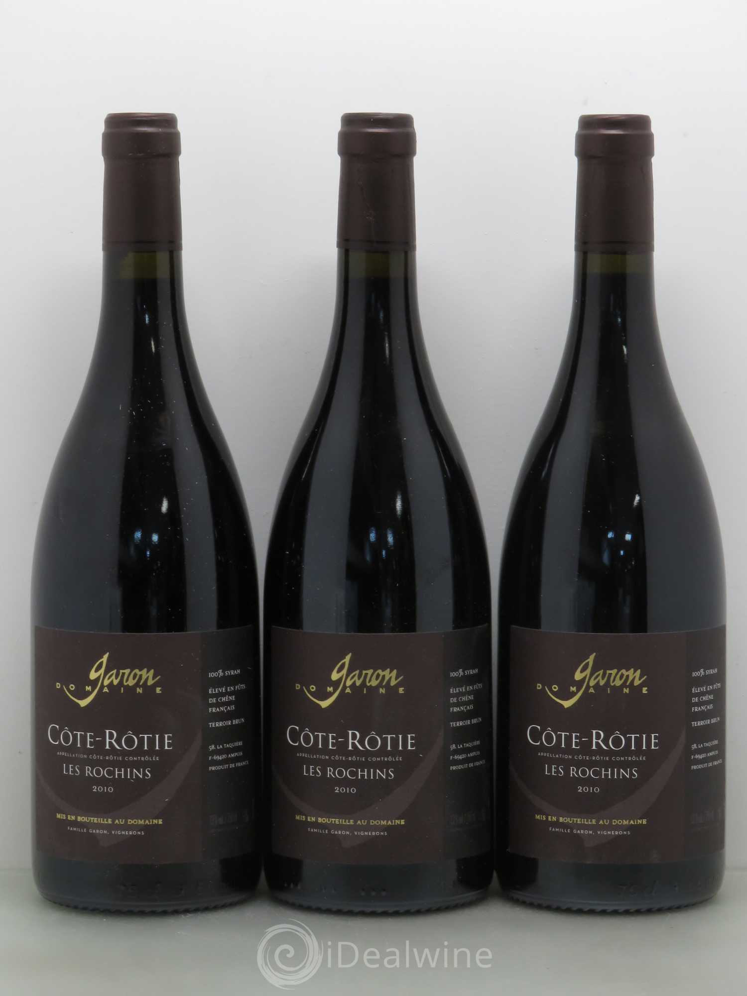 Côte-Rôtie Domaine Garon Les Rochins 2010 - Lot de 6 bouteilles - 2