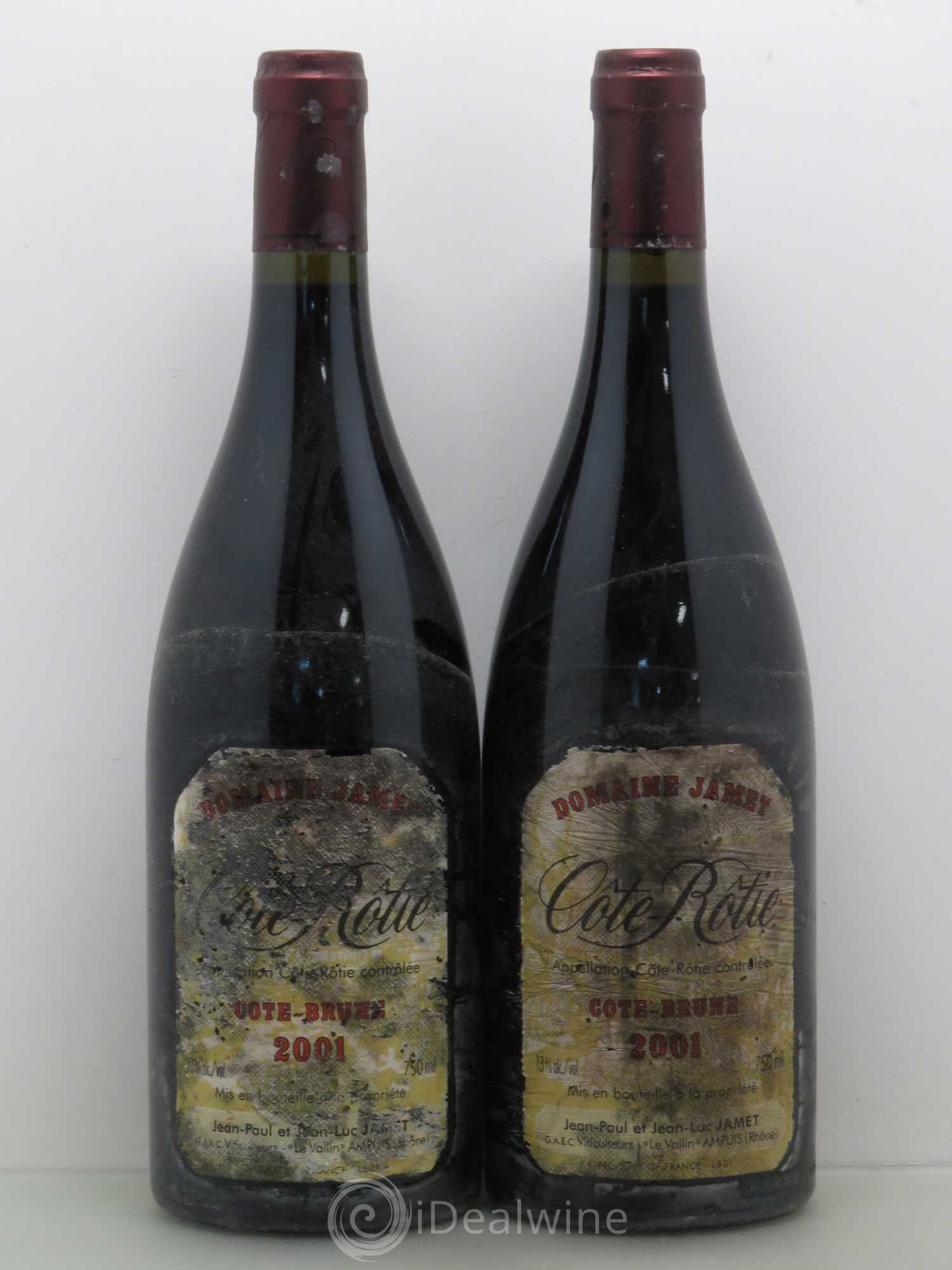 Côte-Rôtie Côte Brune Jamet (Domaine) 2001 - Lot de 2 bouteilles - 0