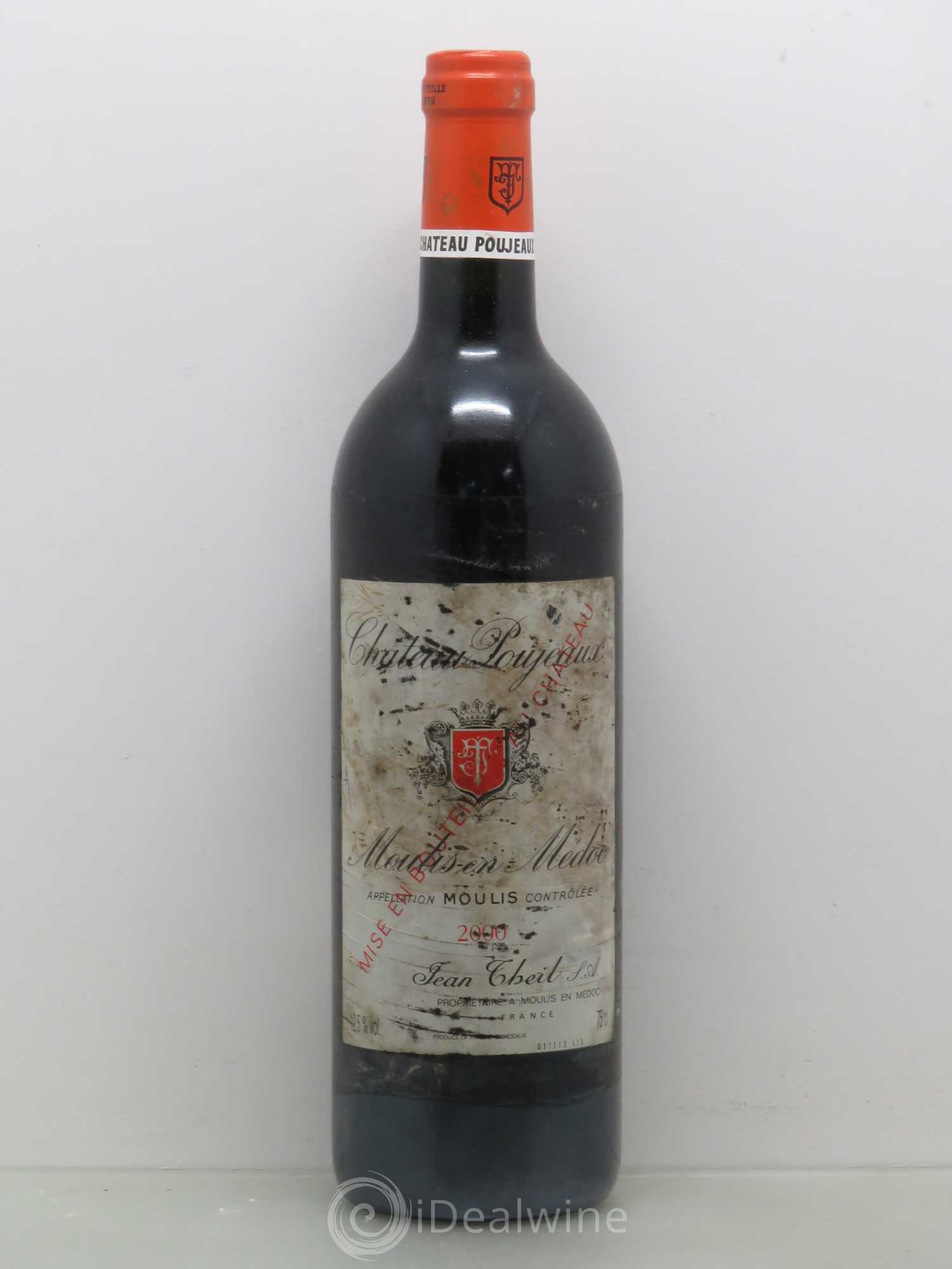Château Poujeaux 2000 - Lot de 1 bouteille - 0