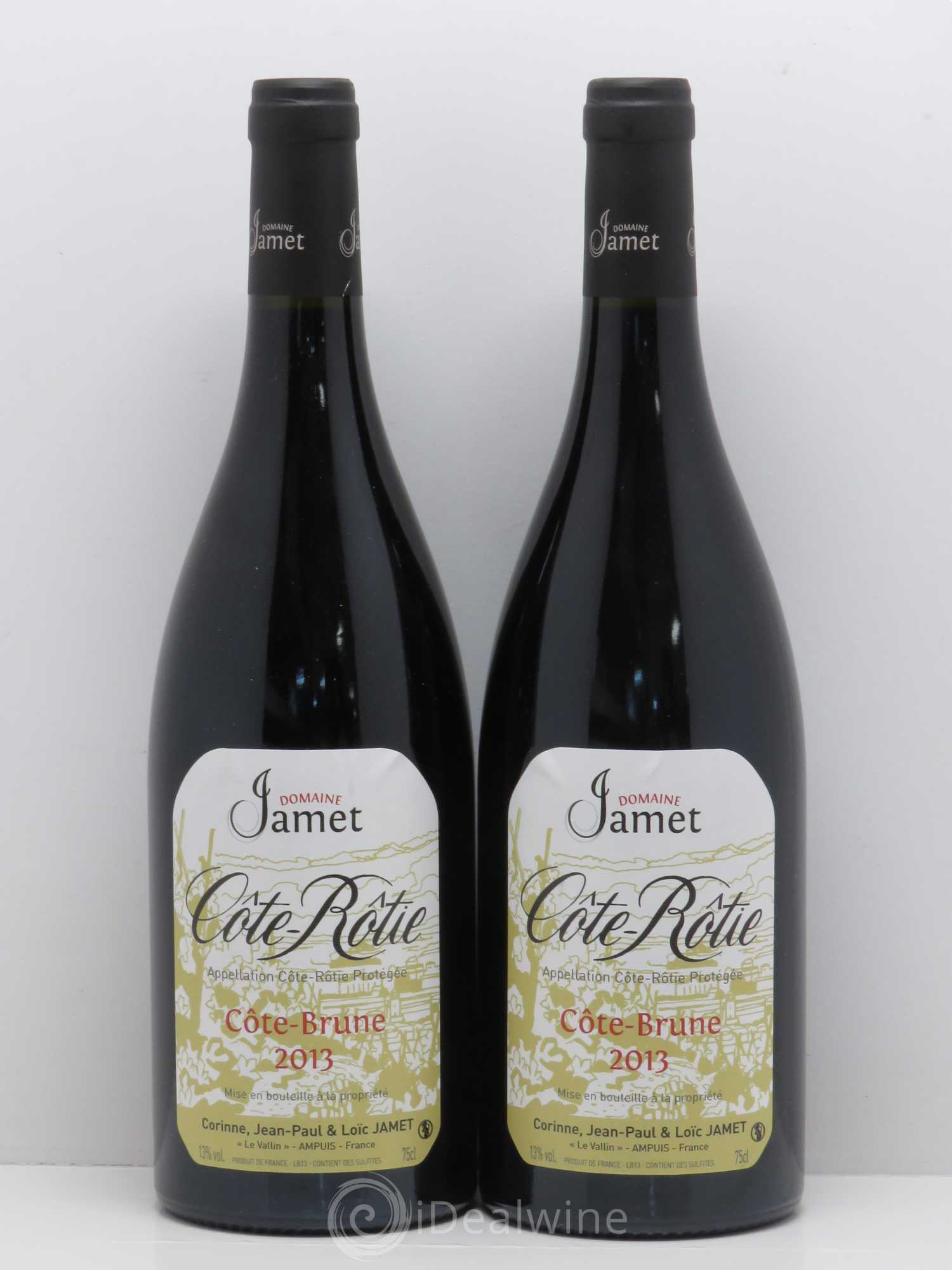 Côte-Rôtie Côte Brune Jamet (Domaine) 2013 - Lot de 2 bouteilles - 0