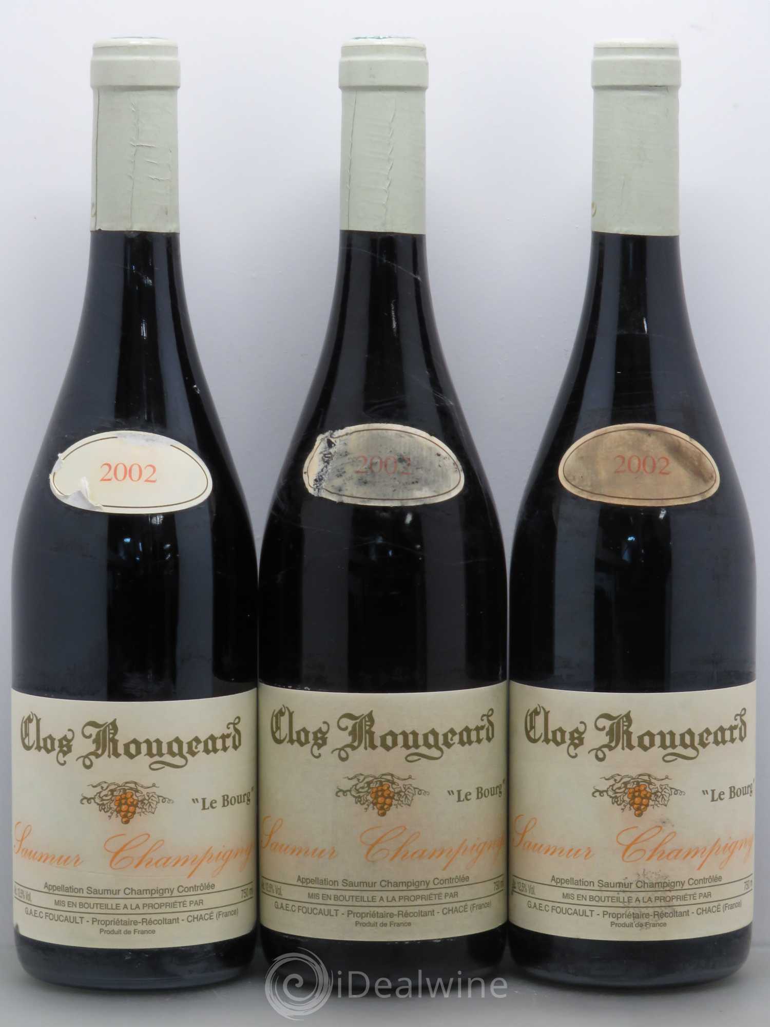 Saumur-Champigny Le Bourg Clos Rougeard 2002 - Lot de 3 bouteilles - 0