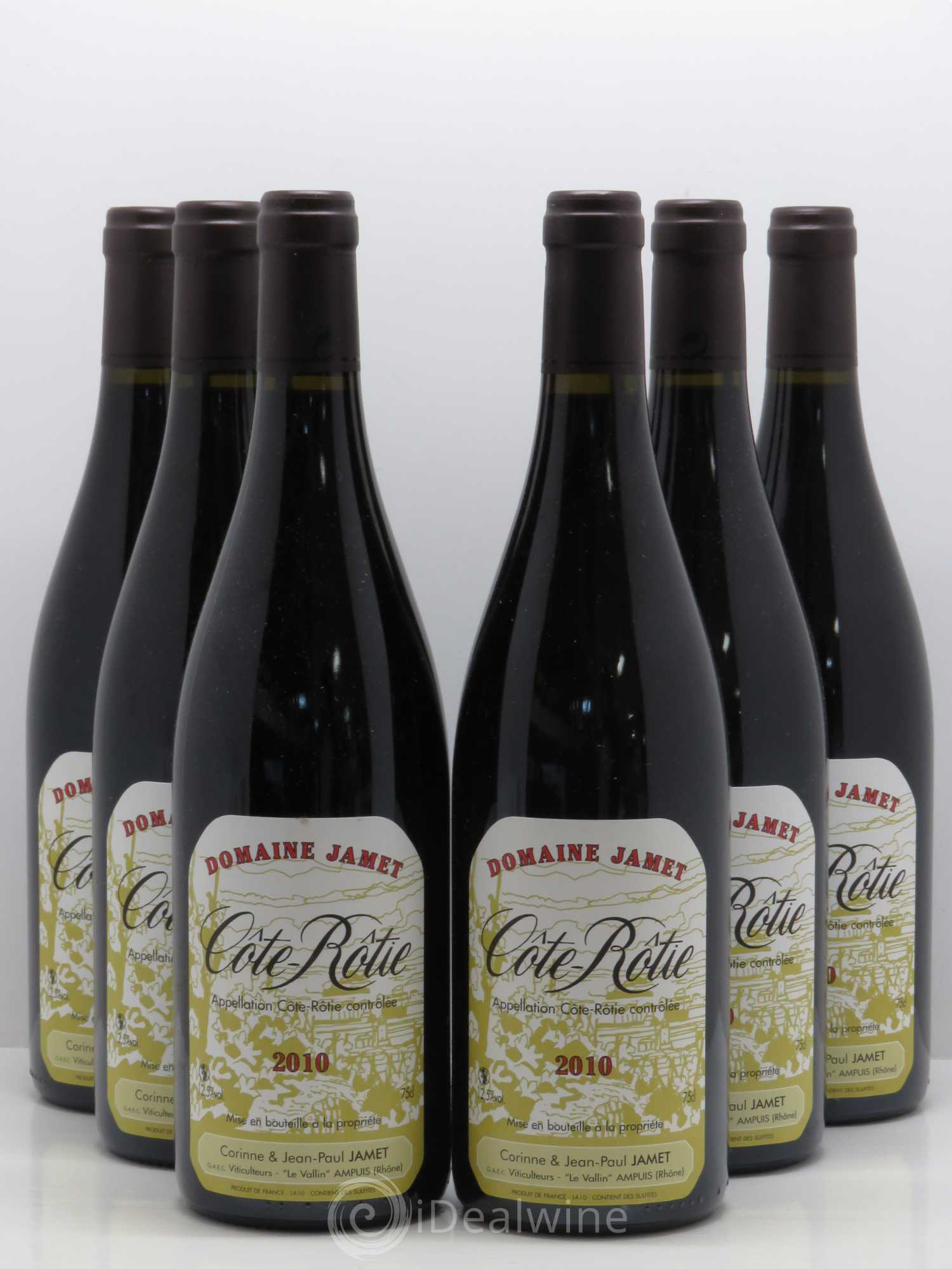Côte-Rôtie Jamet (Domaine) 2010 - Lot de 6 bouteilles - 0