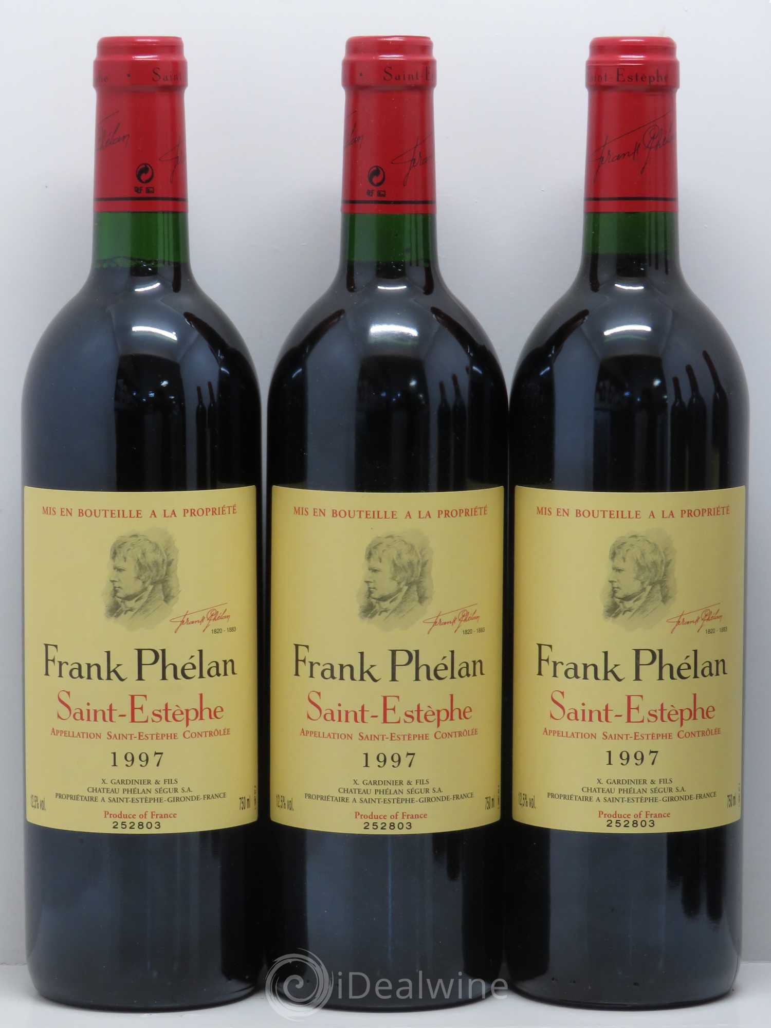 Frank Phélan Second Vin 1997 - Lot de 6 bouteilles - 1