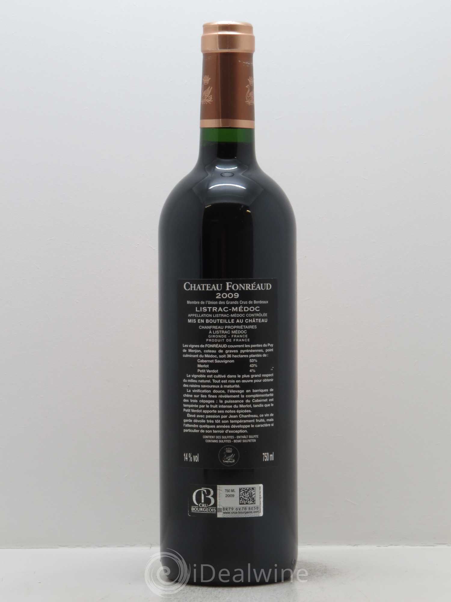 Château Fonréaud Cru Bourgeois 2009 - Lot de 1 bouteille - 1