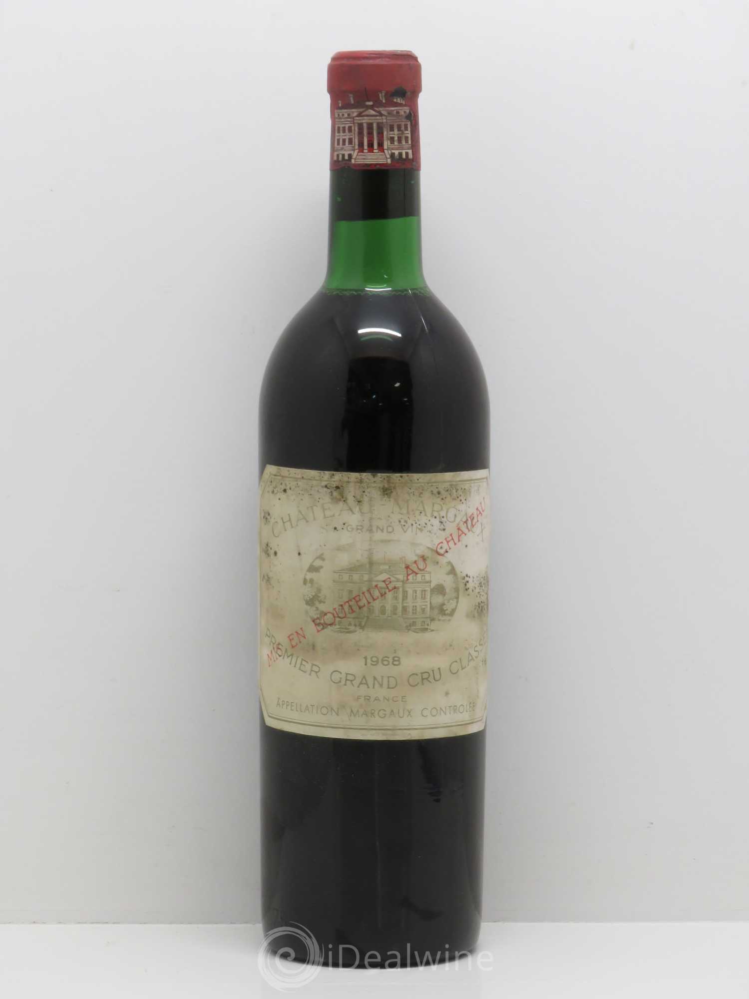 Château Margaux 1er Grand Cru Classé 1968 - Lot de 1 bouteille - 0