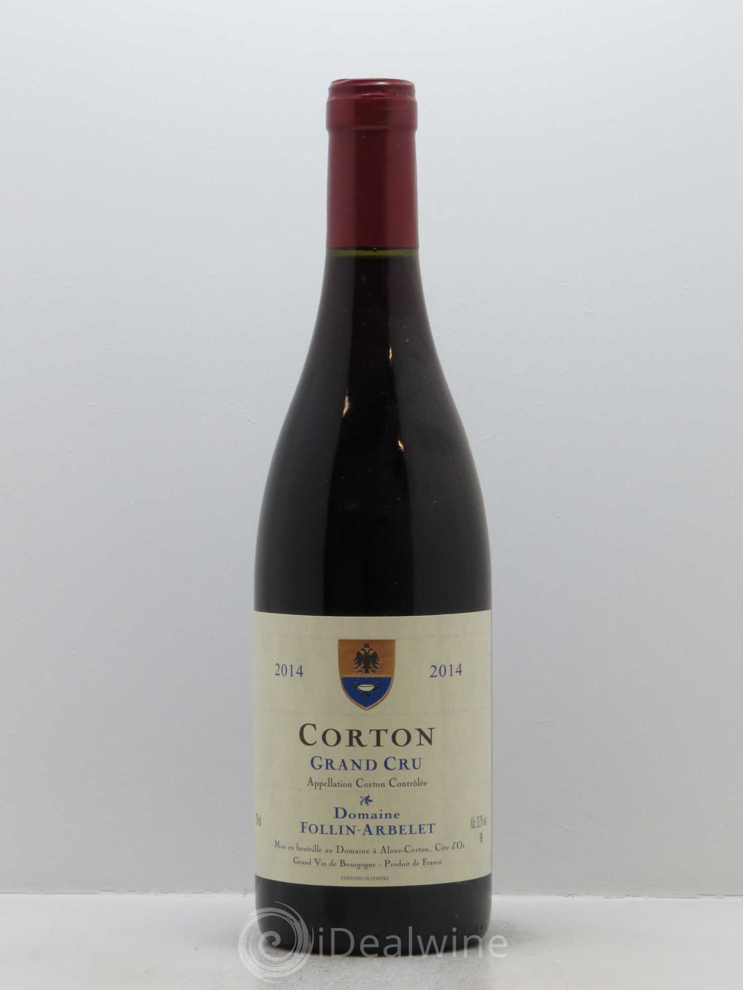 Corton Grand Cru Follin-Arbelet (Domaine) 2014 - Lot de 1 bouteille - 0
