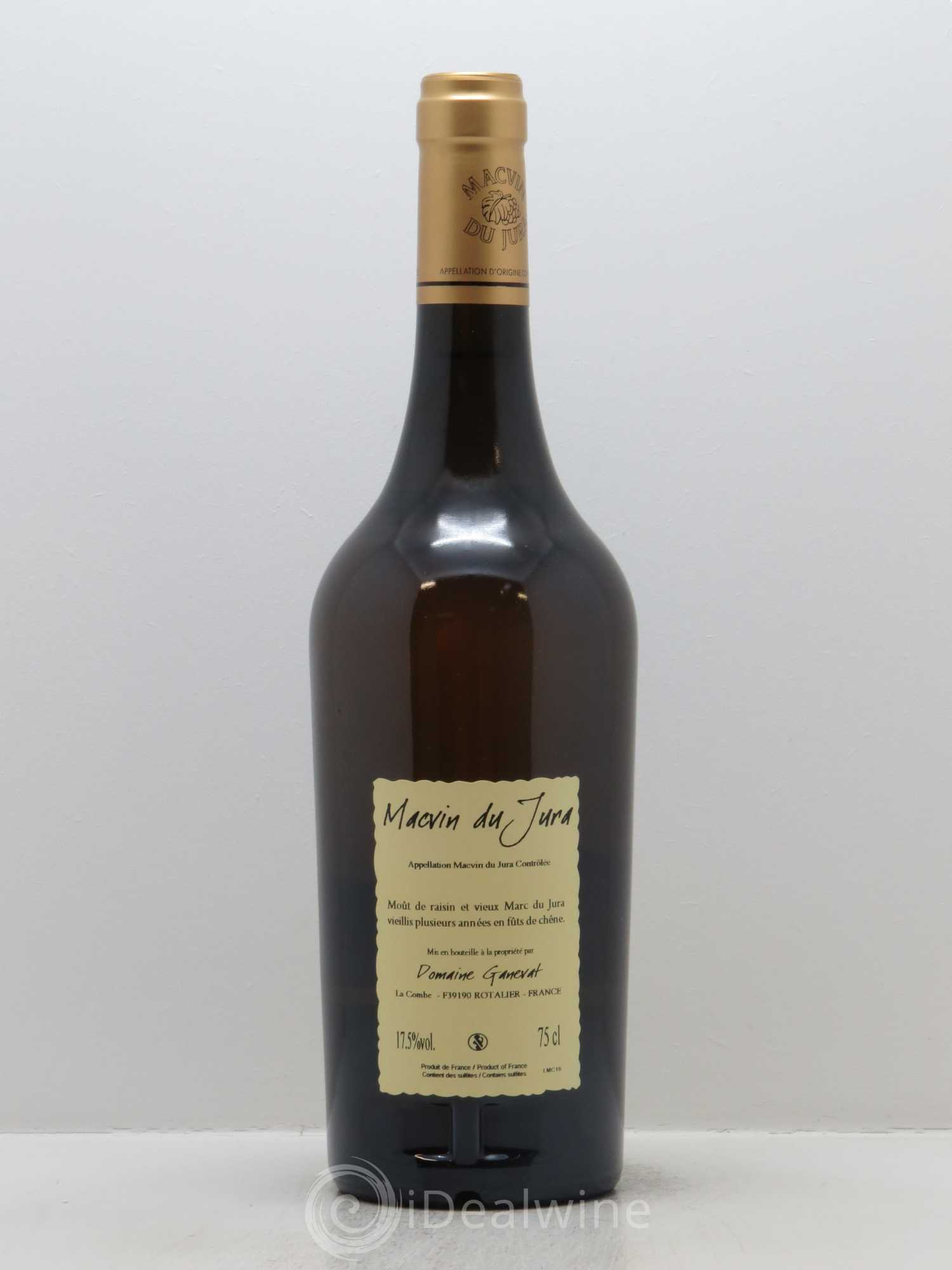 Côtes du Jura Vieux Macvin du Jura Jean-François Ganevat (Domaine) 2016 - Lot de 1 bouteille - 1