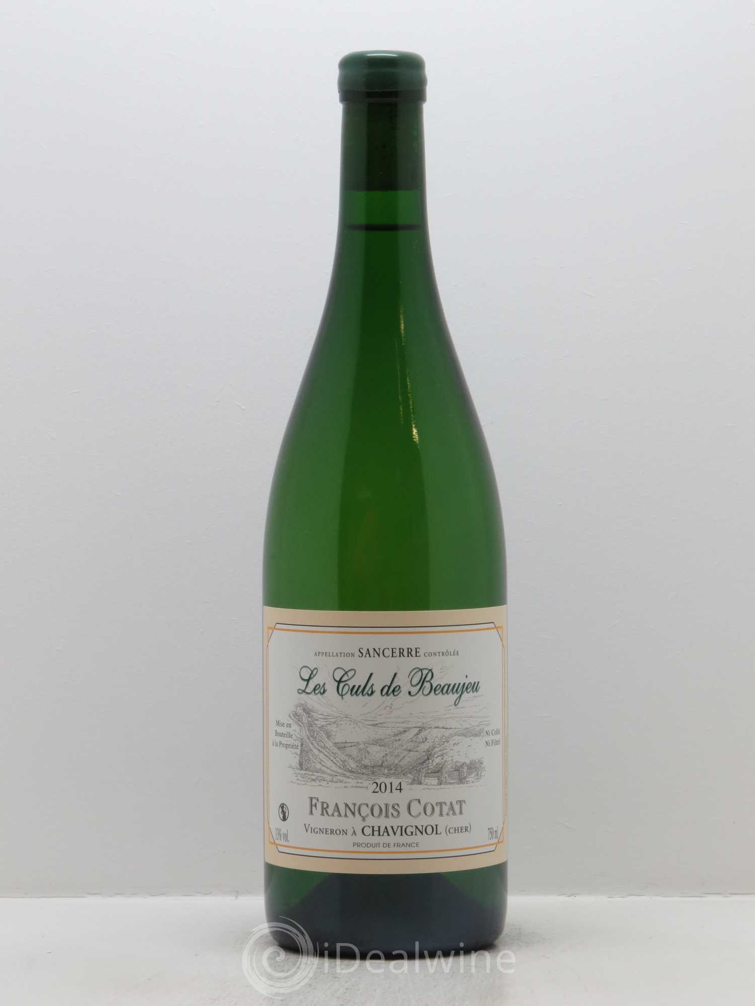 Sancerre Les Culs de Beaujeu François Cotat 2014 - Lot de 1 bouteille - 0