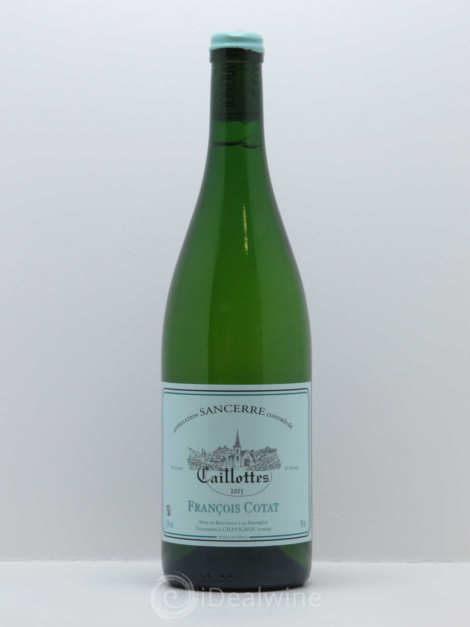 Sancerre Les Caillottes François Cotat 2015 - Lot de 1 bouteille - 0