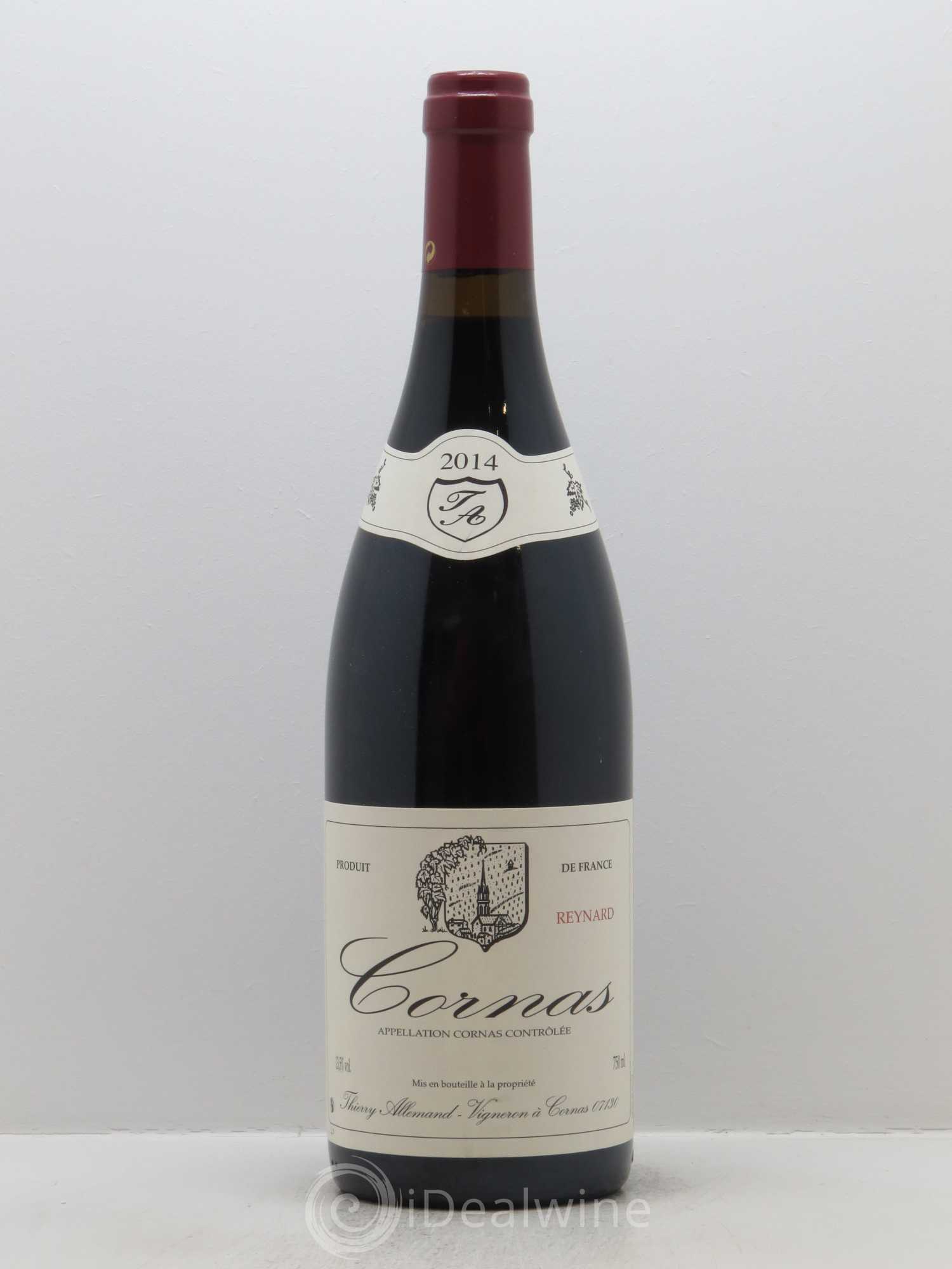 Cornas Reynard Thierry Allemand 2014 - Lot de 1 bouteille - 0