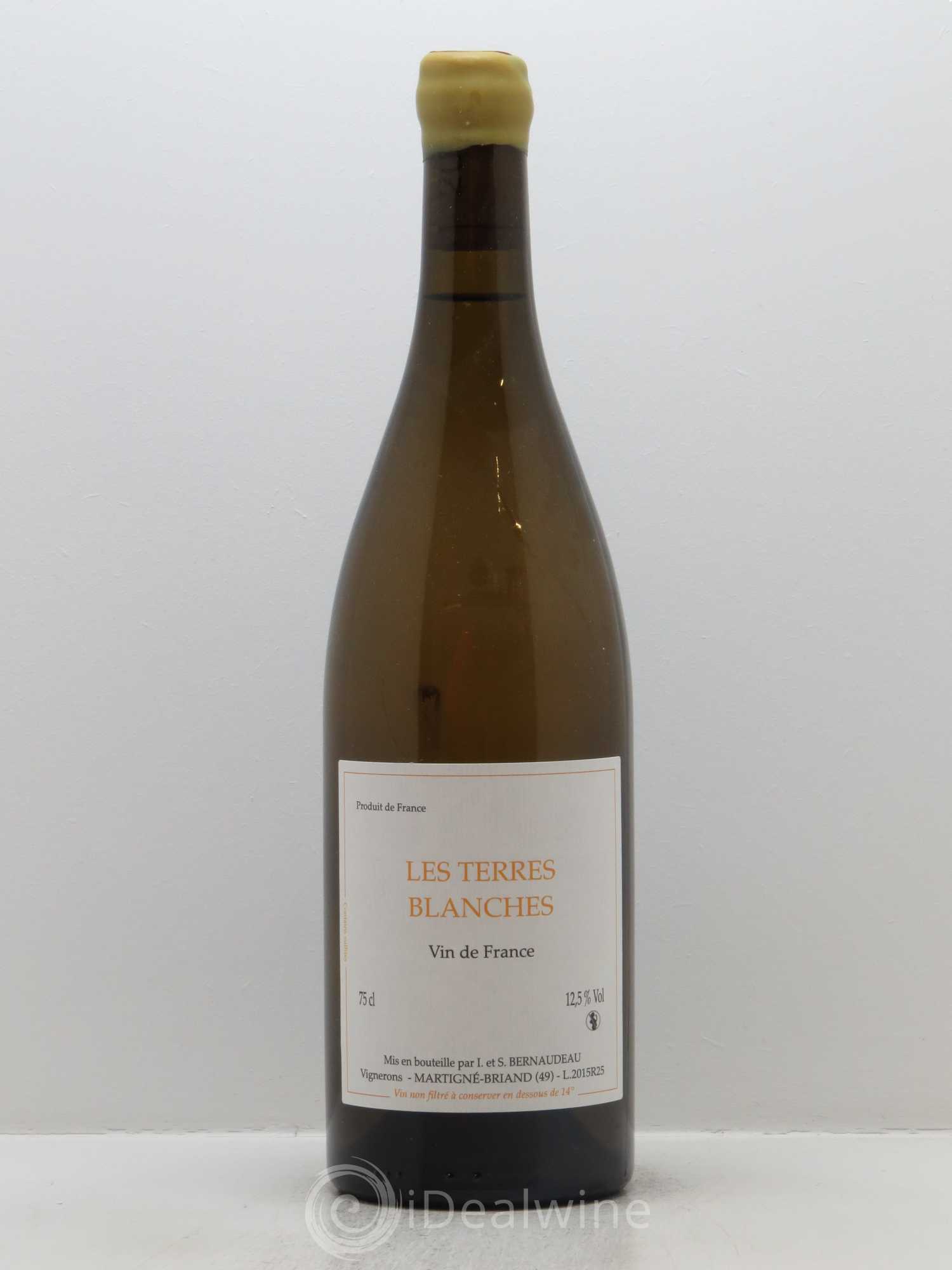 Vin de France Les Terres Blanches Stéphane Bernaudeau - Lot de 1 bouteille - 0