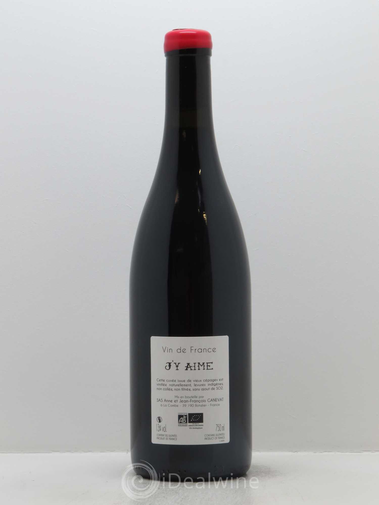 Vin de France J'y Aime Anne et Jean François Ganevat - Lot de 1 bouteille - 1