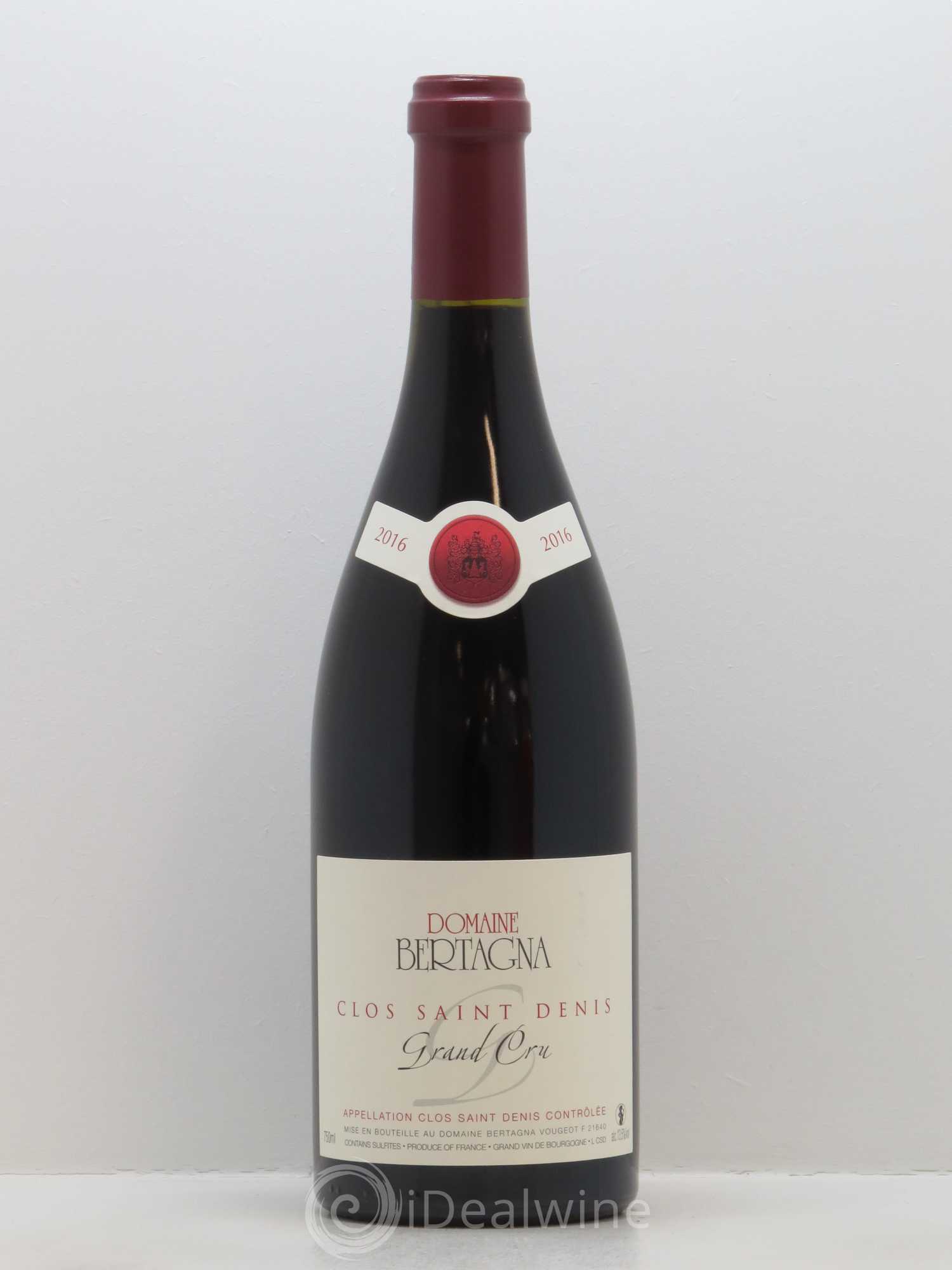 Acquista Clos Saint-Denis Grand Cru Bertagna 2016 (lot: B2096644-8247)