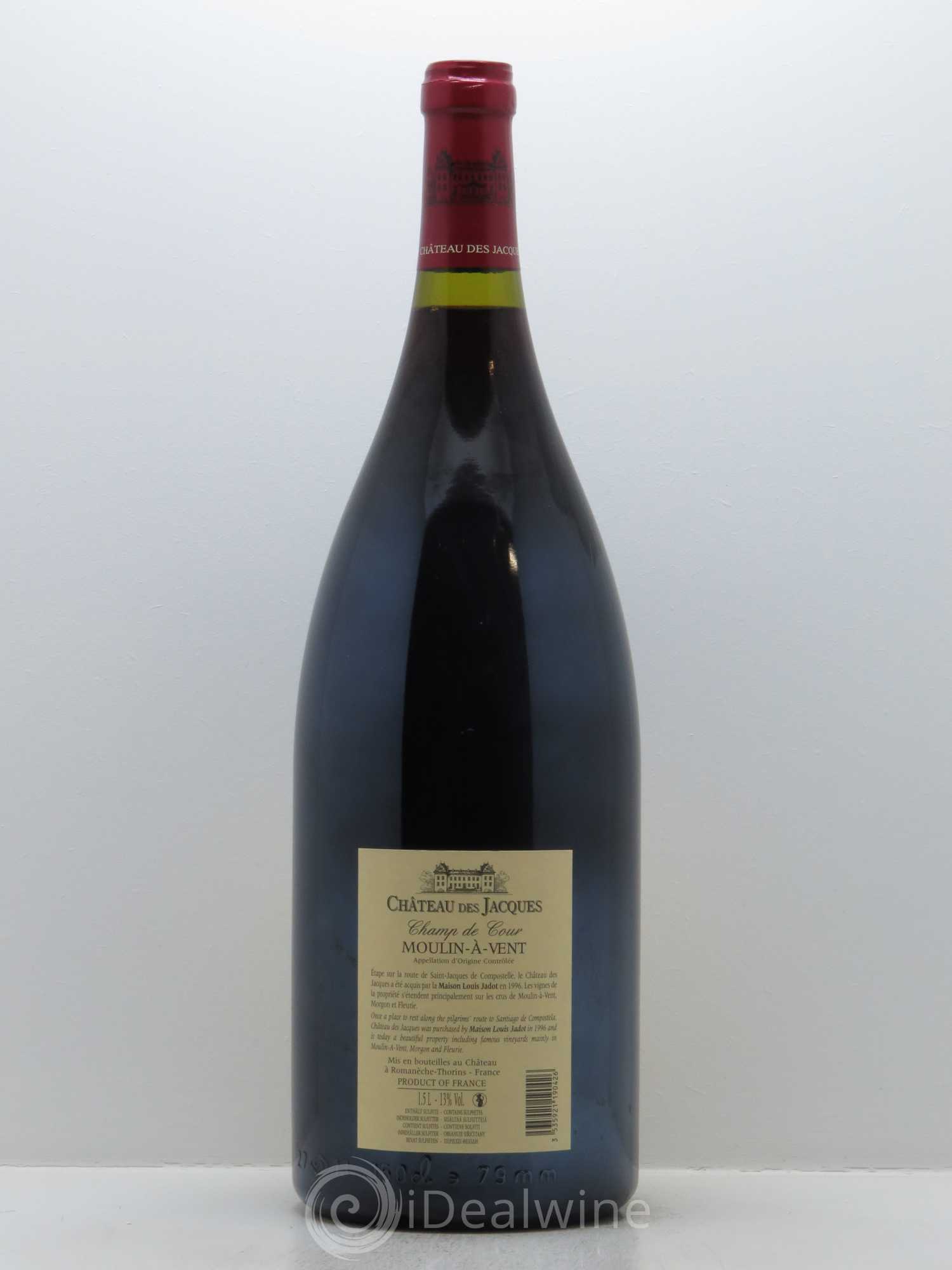 Moulin-à-Vent Champ de Cour Château des Jacques 2000 - Lot de 1 magnum - 1