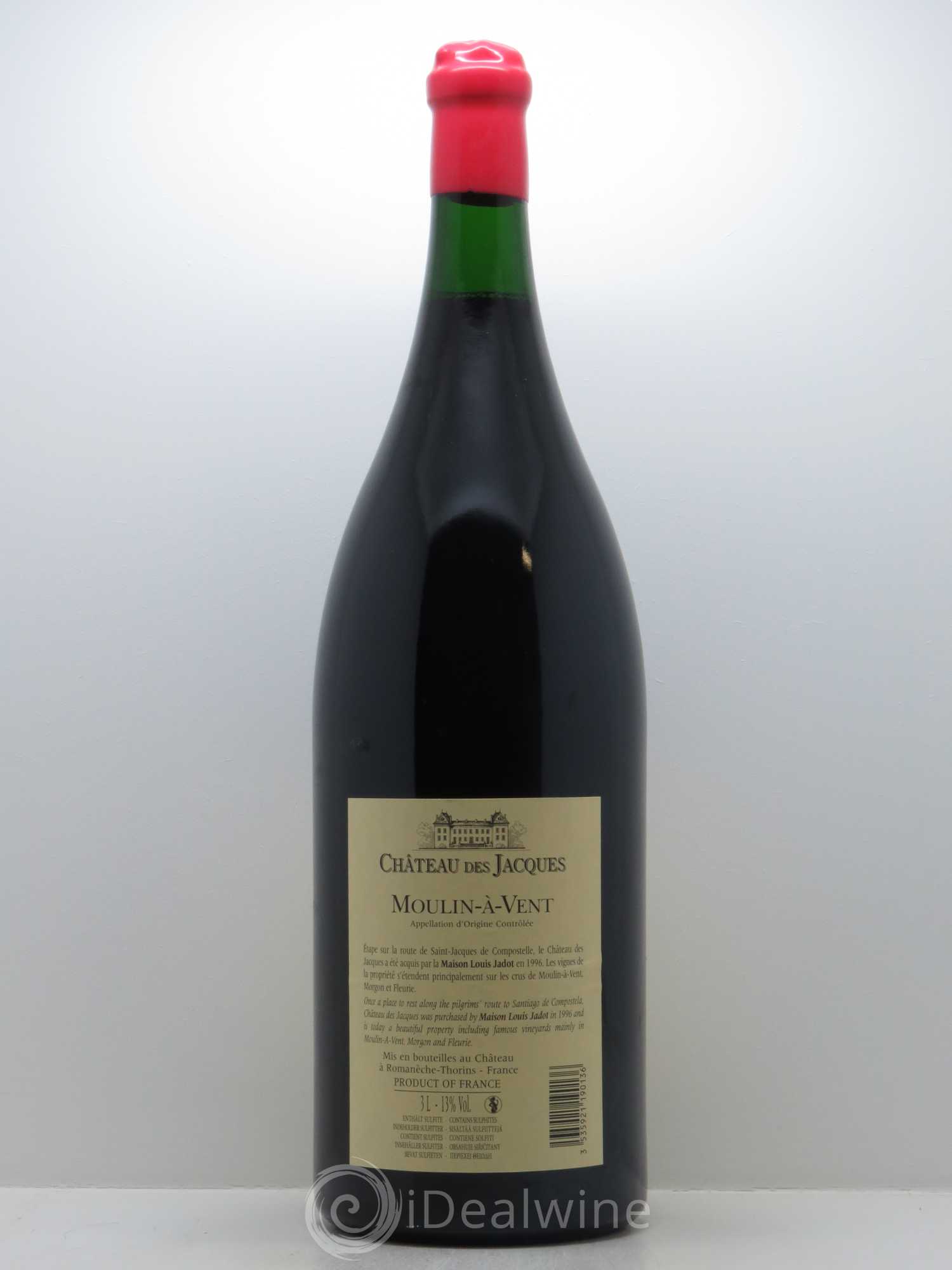 Moulin-à-Vent Château des Jacques 2013 - Lot de 1 jeroboam - 1