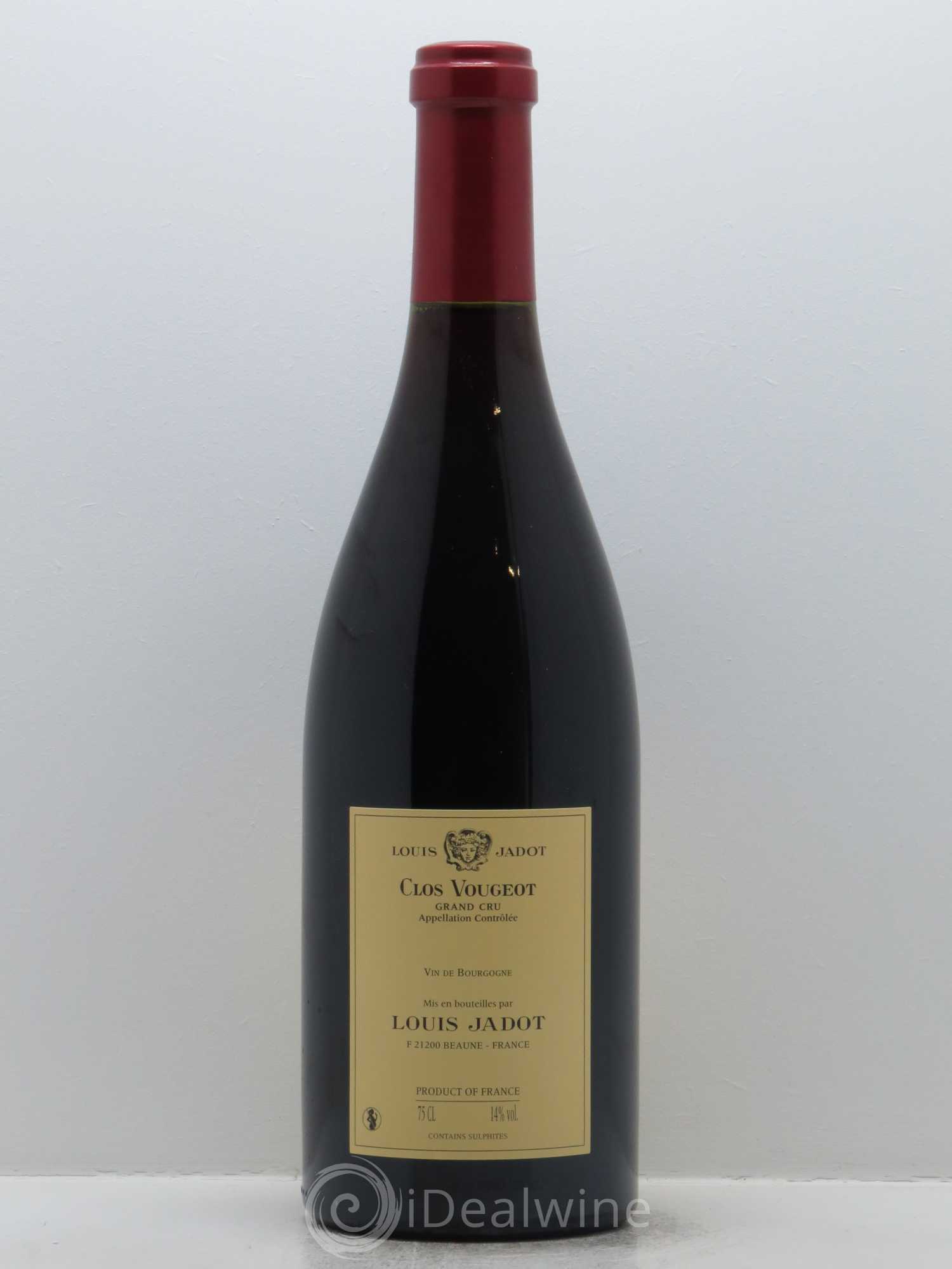 Clos de Vougeot Grand Cru Louis Jadot (Domaine) 2010 - Lotto di 1 bottiglia - 1