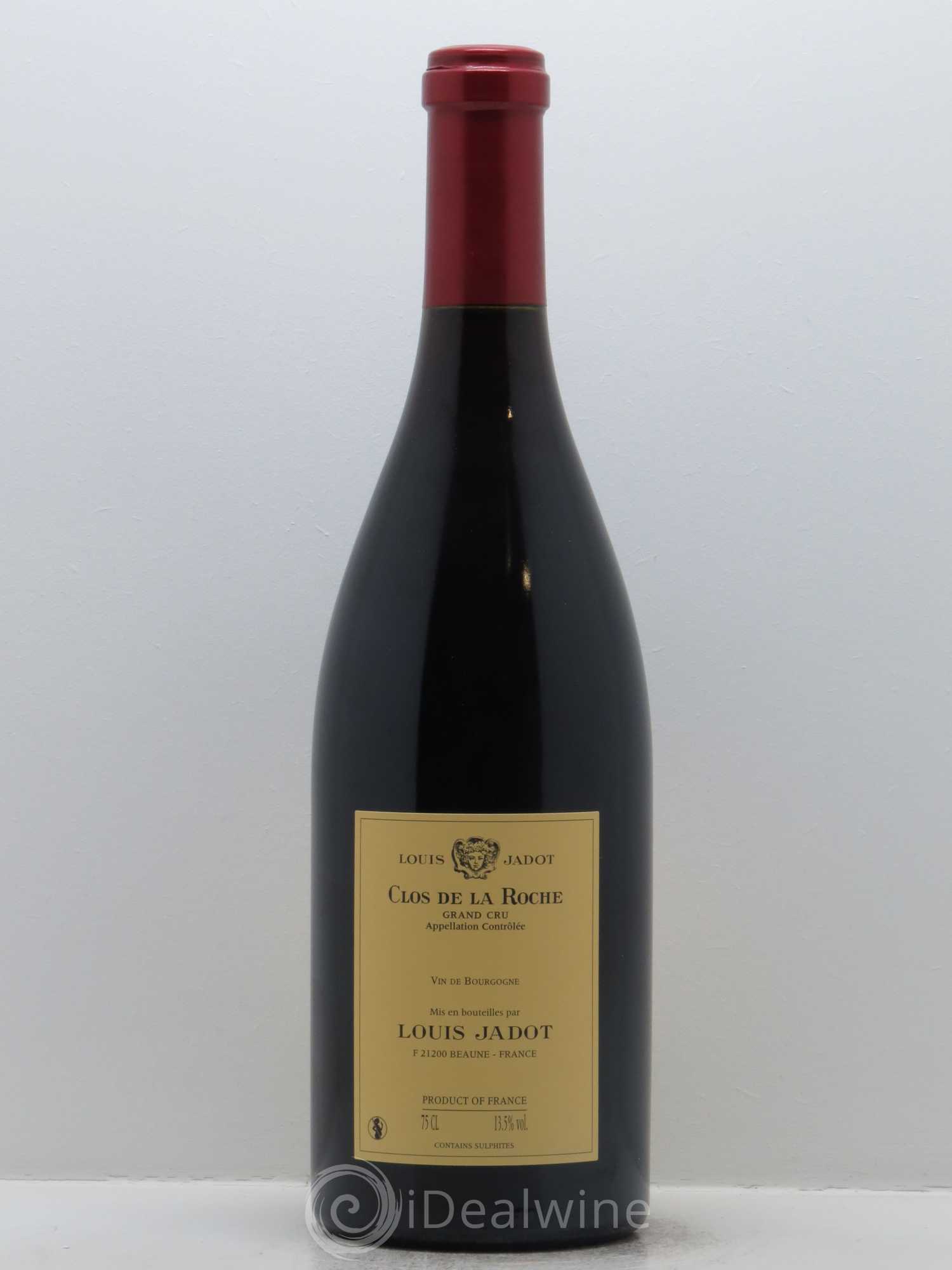 Clos de la Roche Grand Cru Maison Louis Jadot 2009 - Lot de 1 bouteille - 1